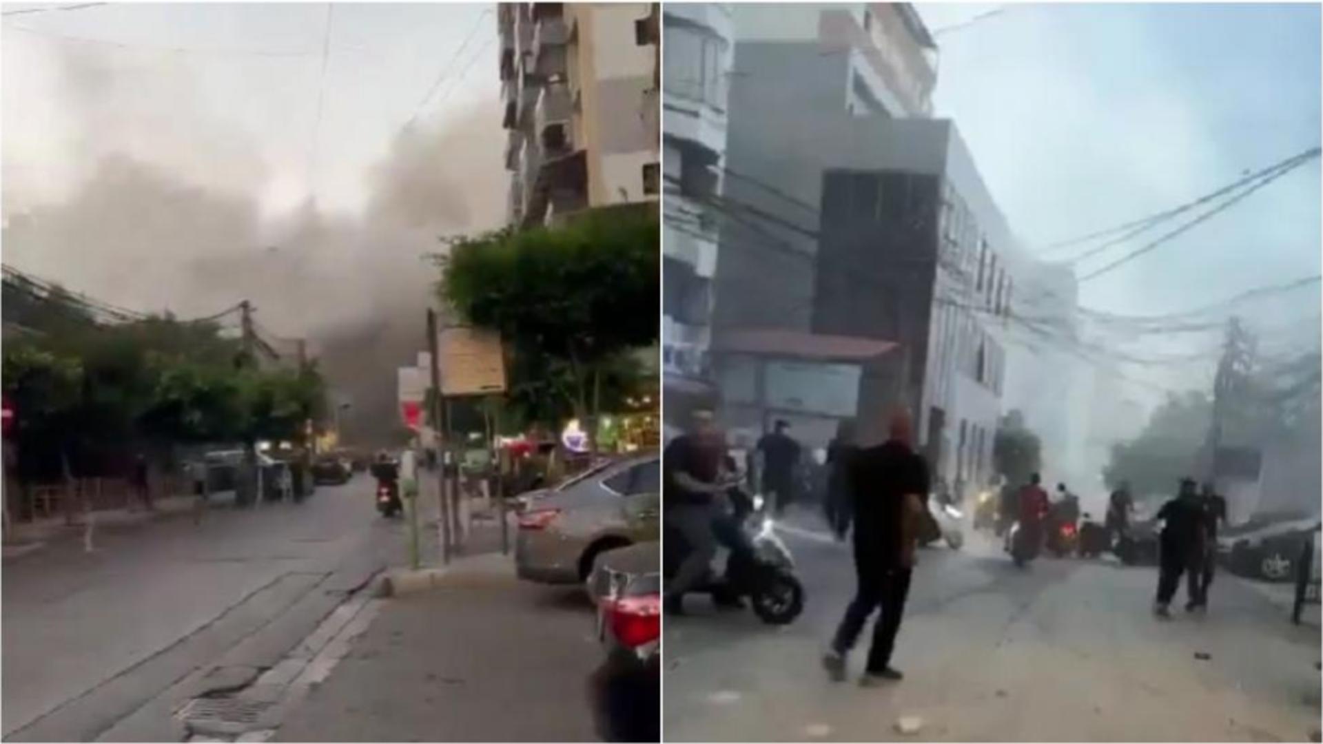 Explozii în Beirut: Israelul a încercat să ucidă un comandat militar