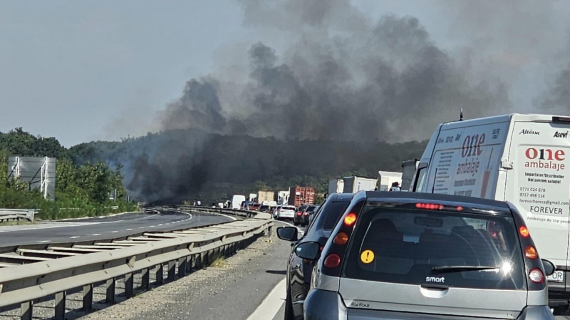 Două incidente similare au avut loc la interval de câteva ore (foto: Infotrafic)