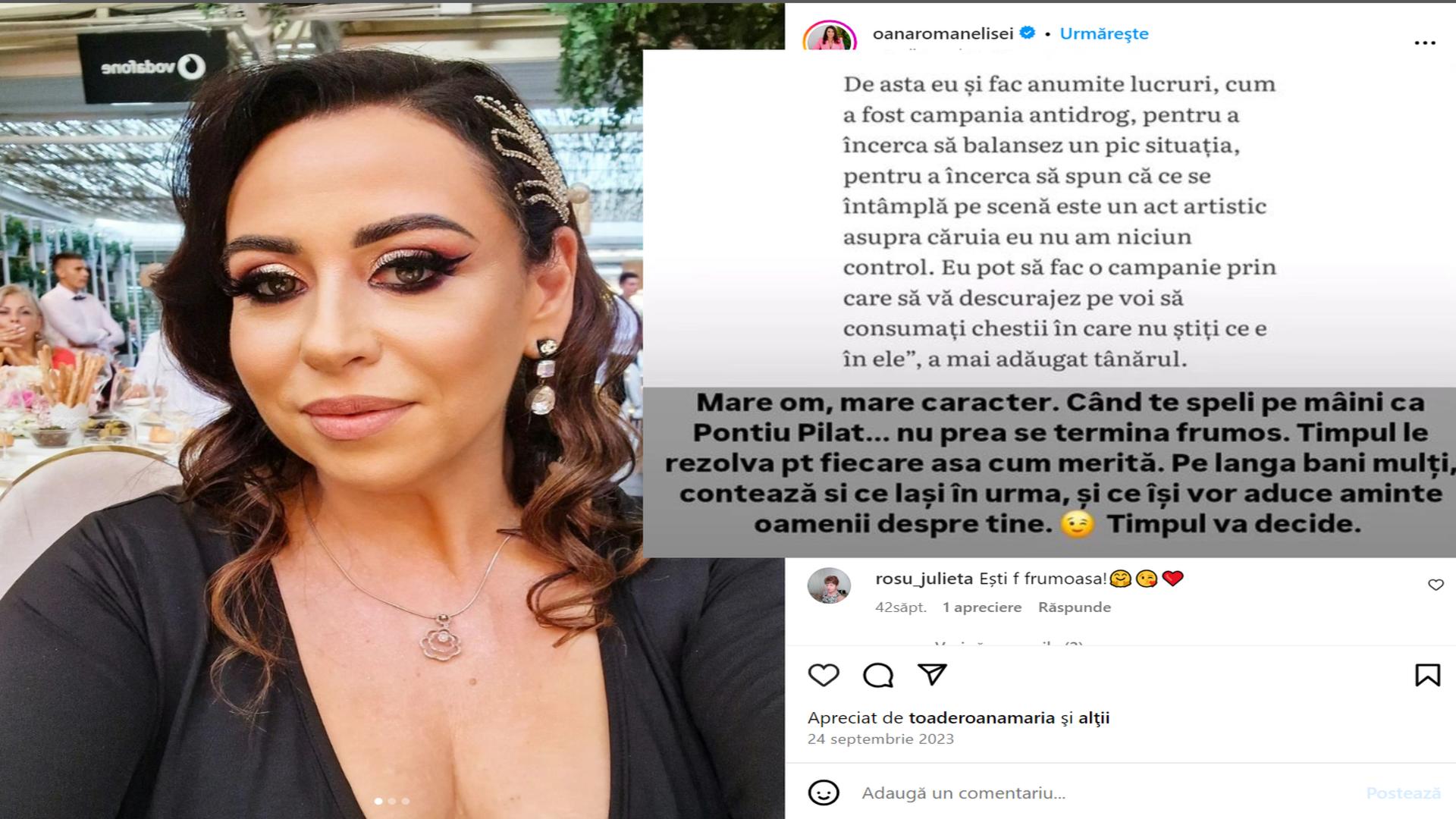 Oana Roman are o dispută mai veche cu Selly (foto colaj Instagram)