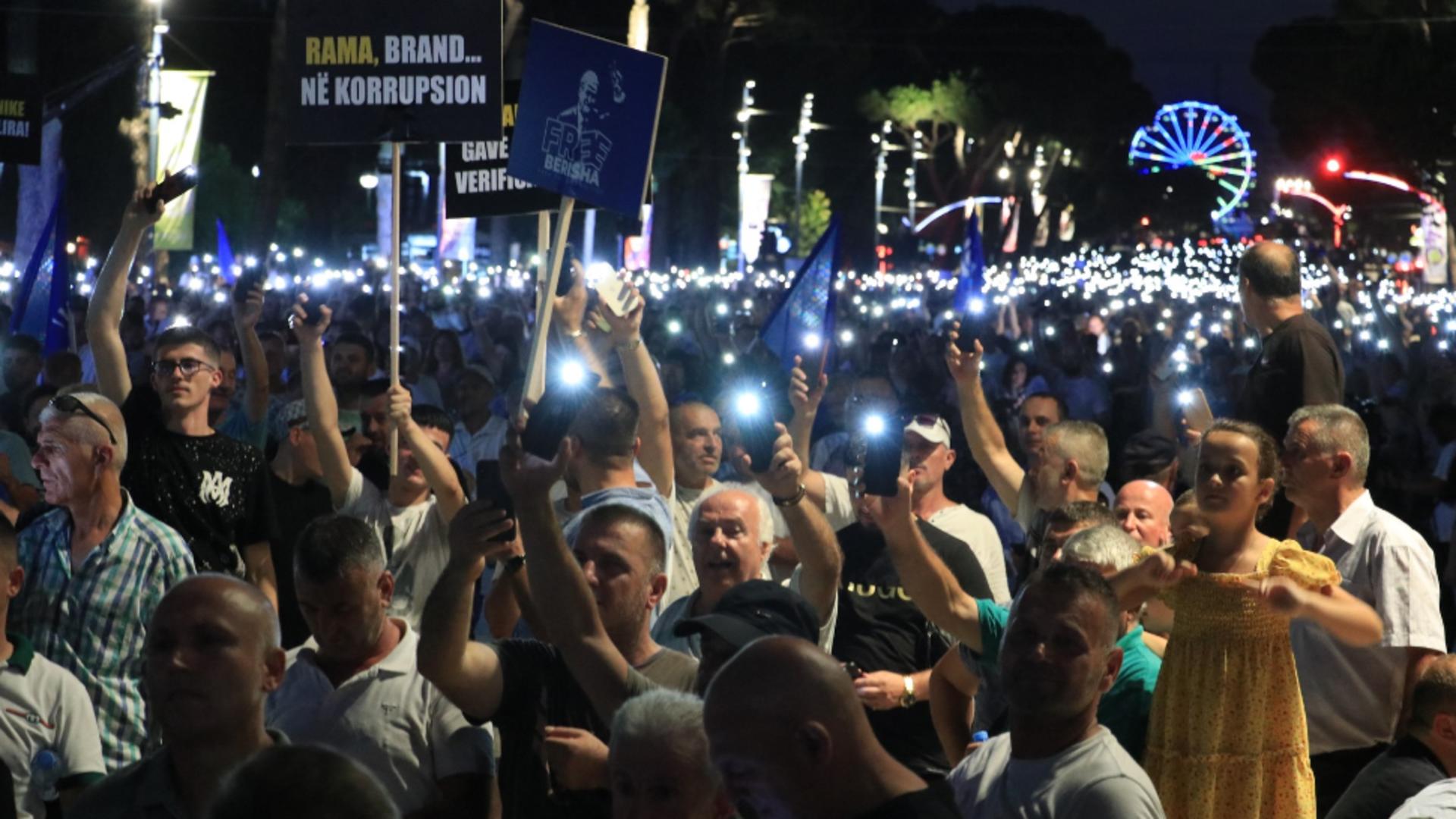 Proteste violente în Albania / Foto: Profi Media