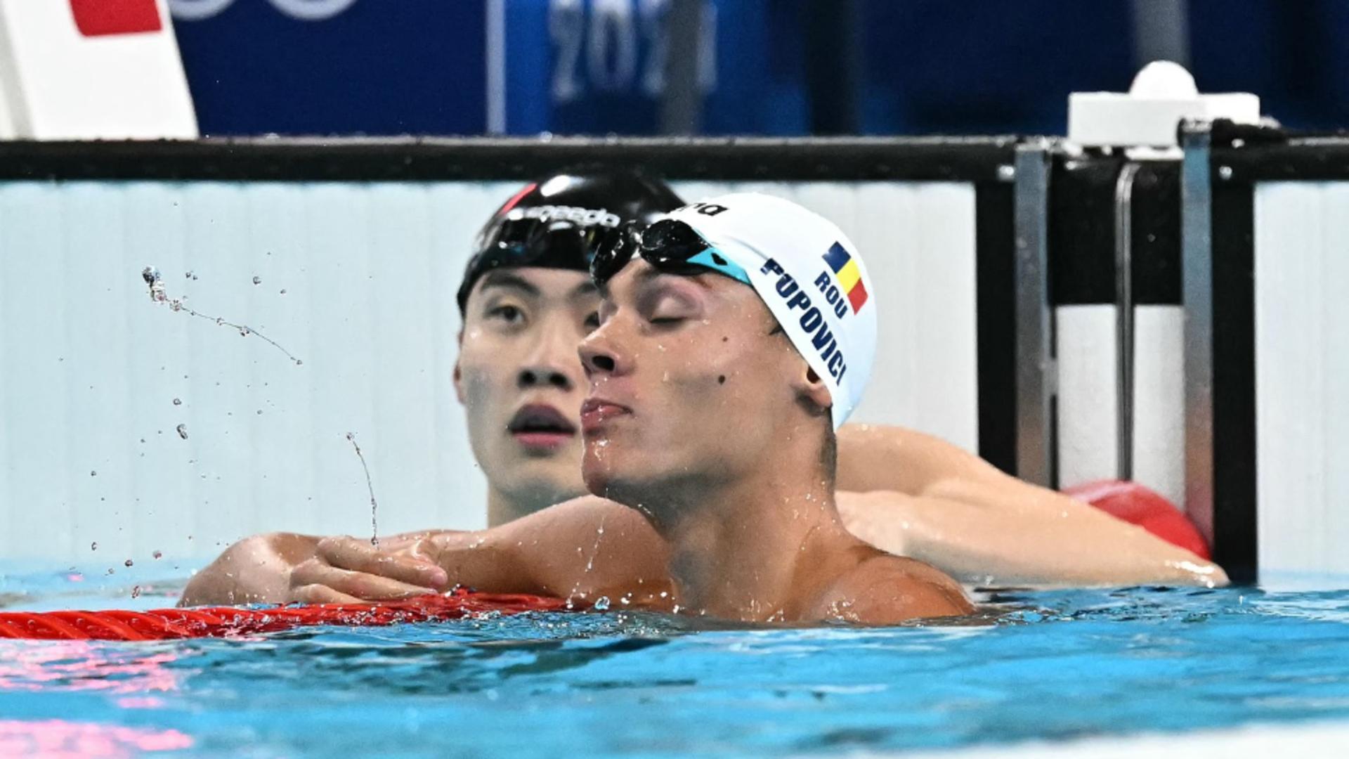 David Popovici a câștigat a doua medalie olimpică (foto: Porofimedia)