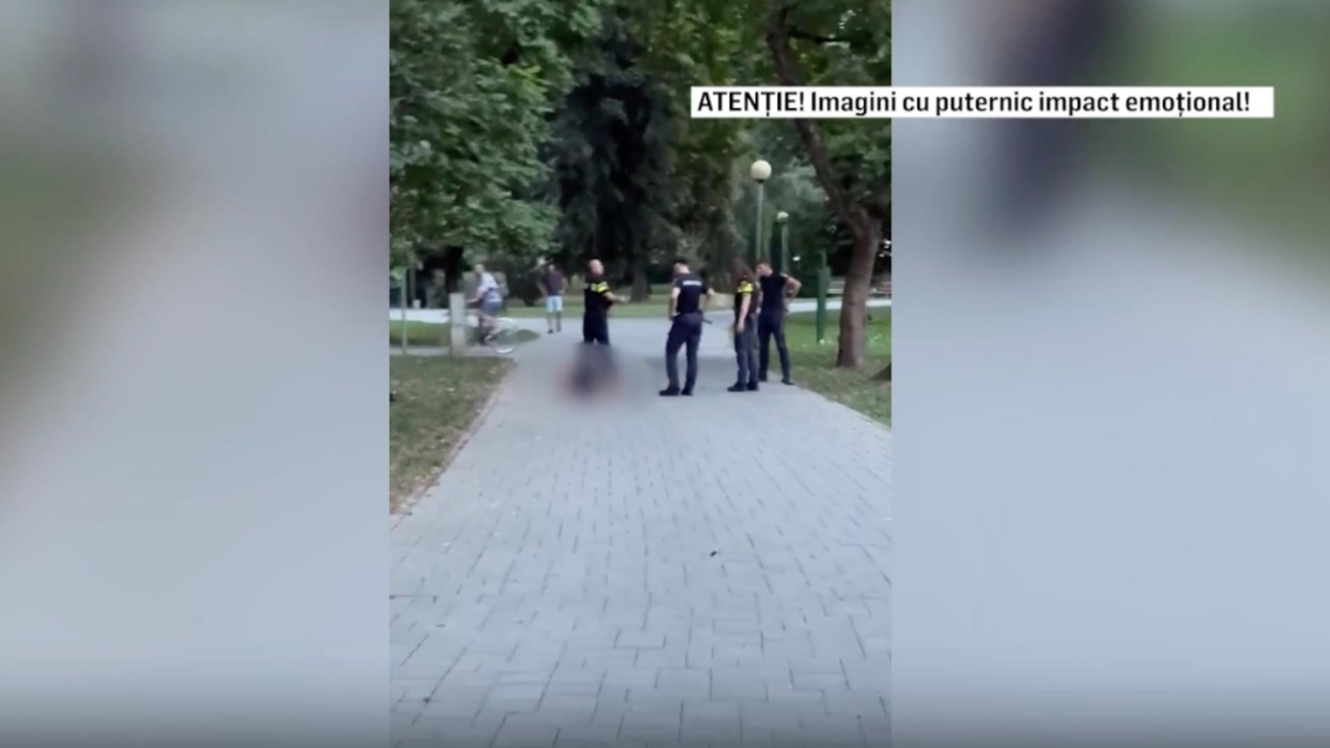 Panică într-un parc din Satu Mare: oamenii, amenințați cu pistolul de un ucrainean