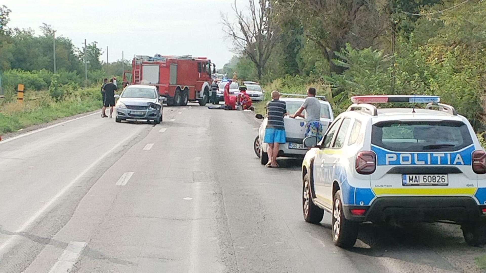 Accident MORTAL pe Centura Capitalei. Un motociclist a fost lovit de un autoturism, în zona Jilava -  FOTO