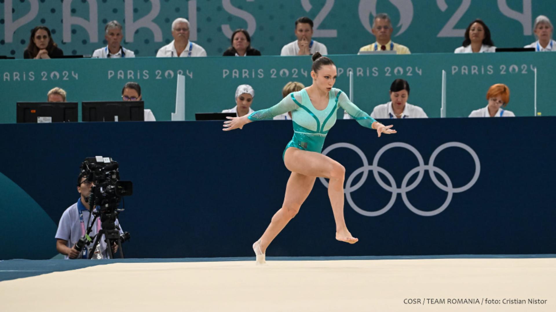 Ana Maria Bărbosu rămâne cu MEDALIA câștigată la Jocurile Olimpice de la Paris/ Foto: Facebook Federației Române de Gimnastică