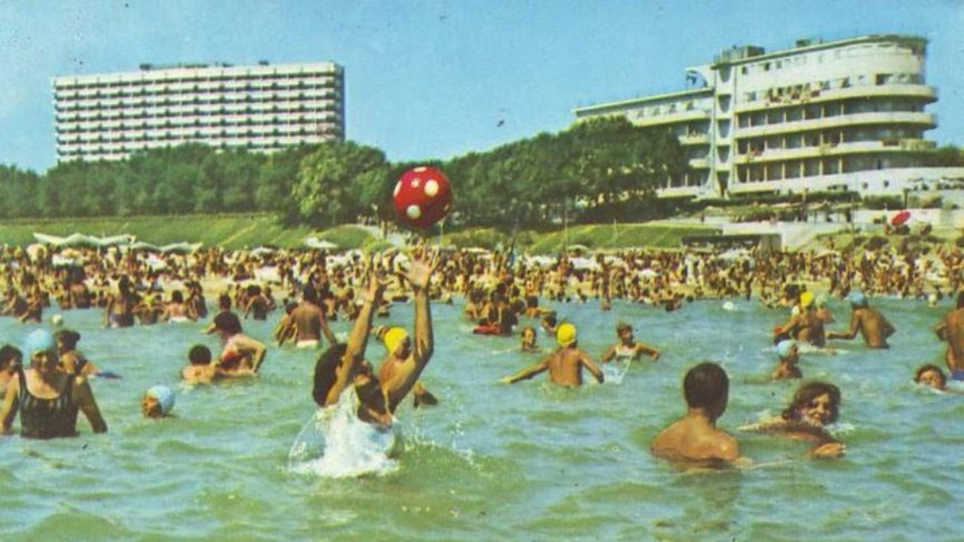 Eforie Nord în 1977 (sursa foto: vladimirrosulescu-istorie.blogspot.com)