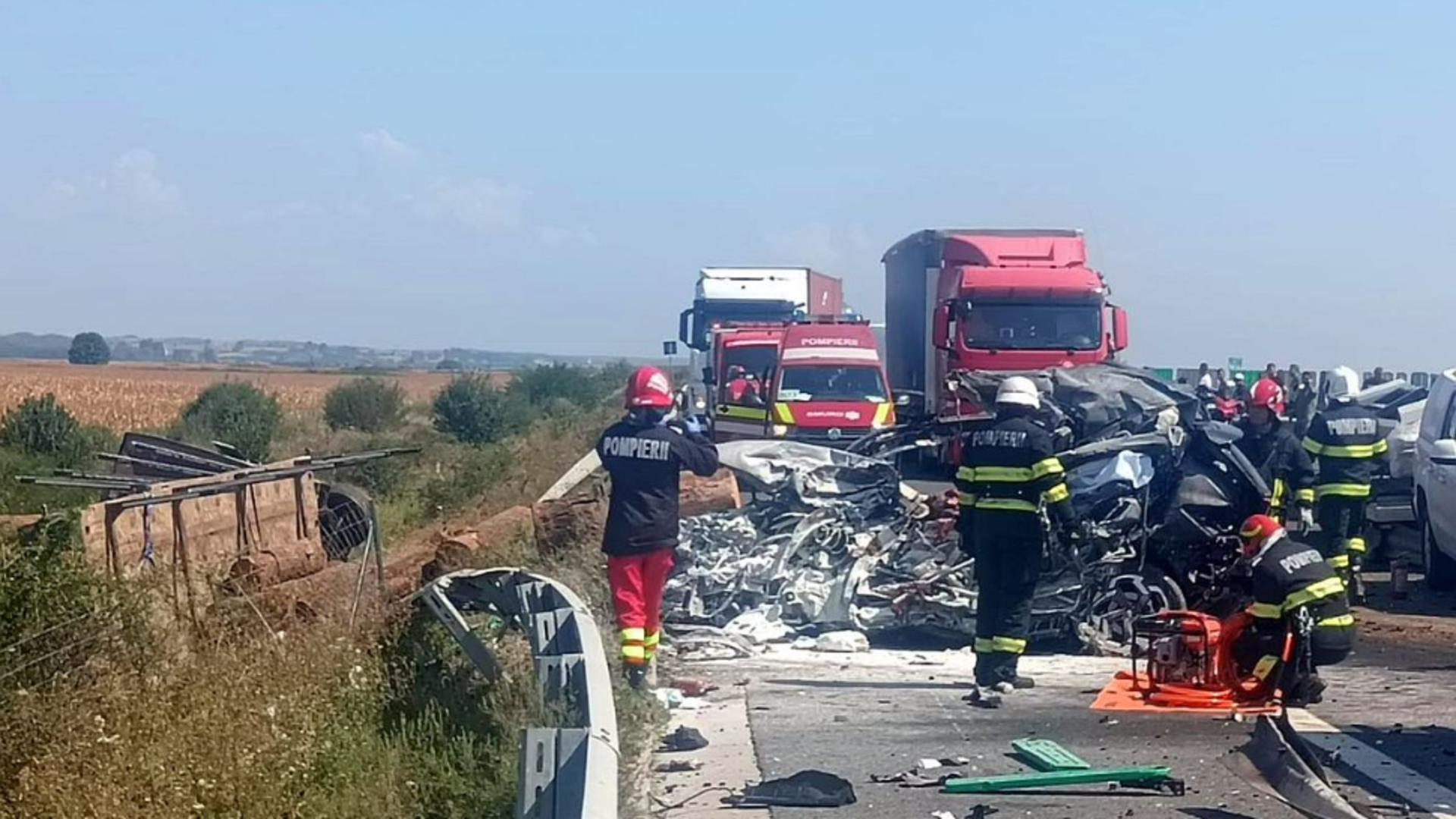 Angajat al Consulatului Ungariei, mort într-un grav accident, pe autostrada Timișoara–Lugoj