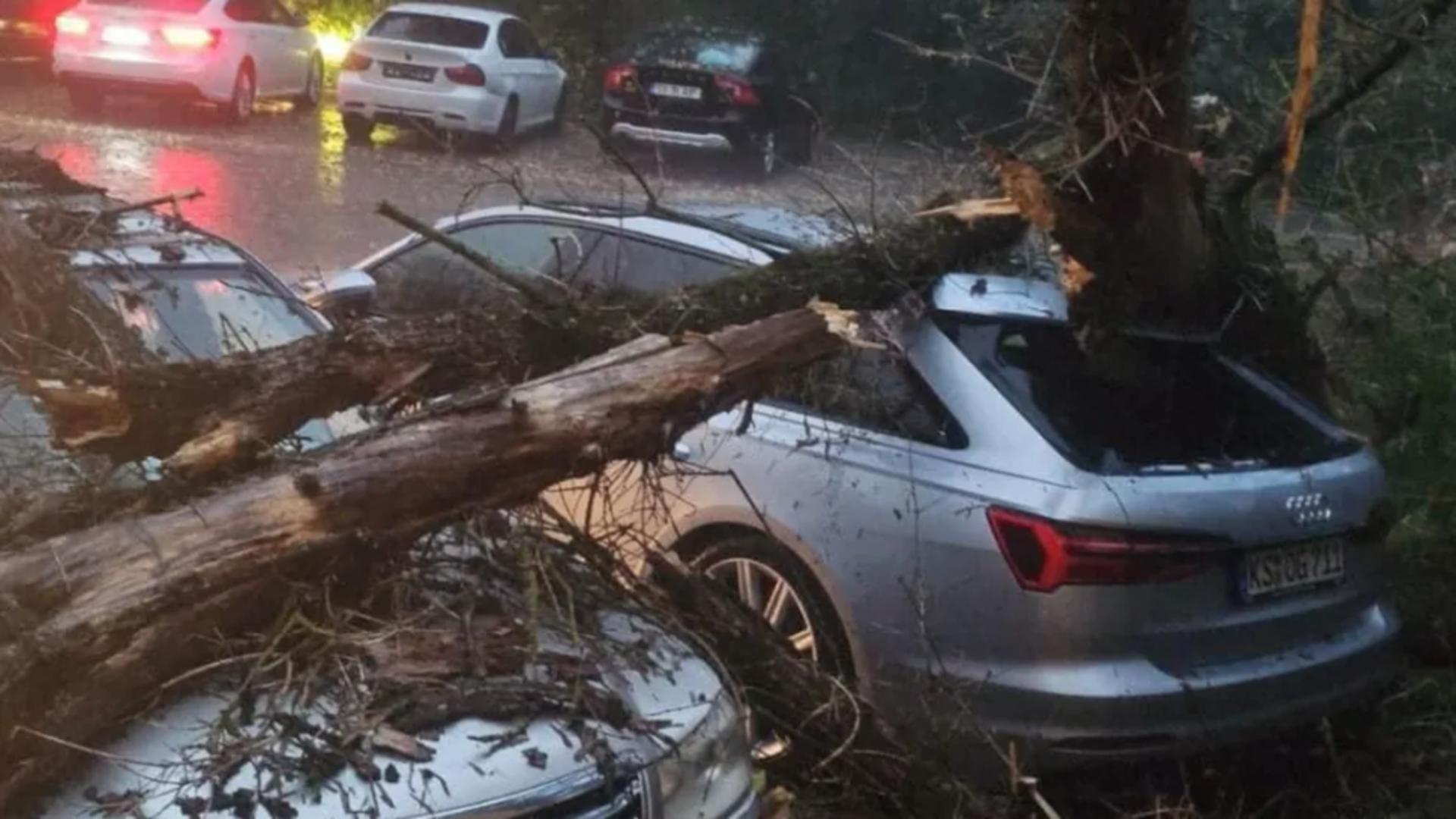 România a fost lovită de un val de vreme instabilă, cu intensificări ale vântului (foto BZI)