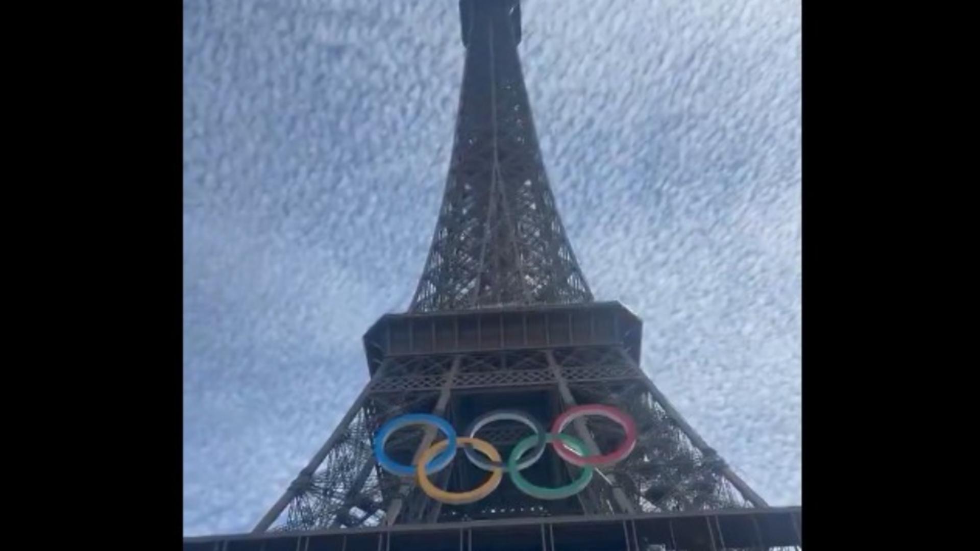 Turnul Eiffel a fost evacuat înainte de ceremonia de închidere a Jocurilor Olimpice - VIDEO