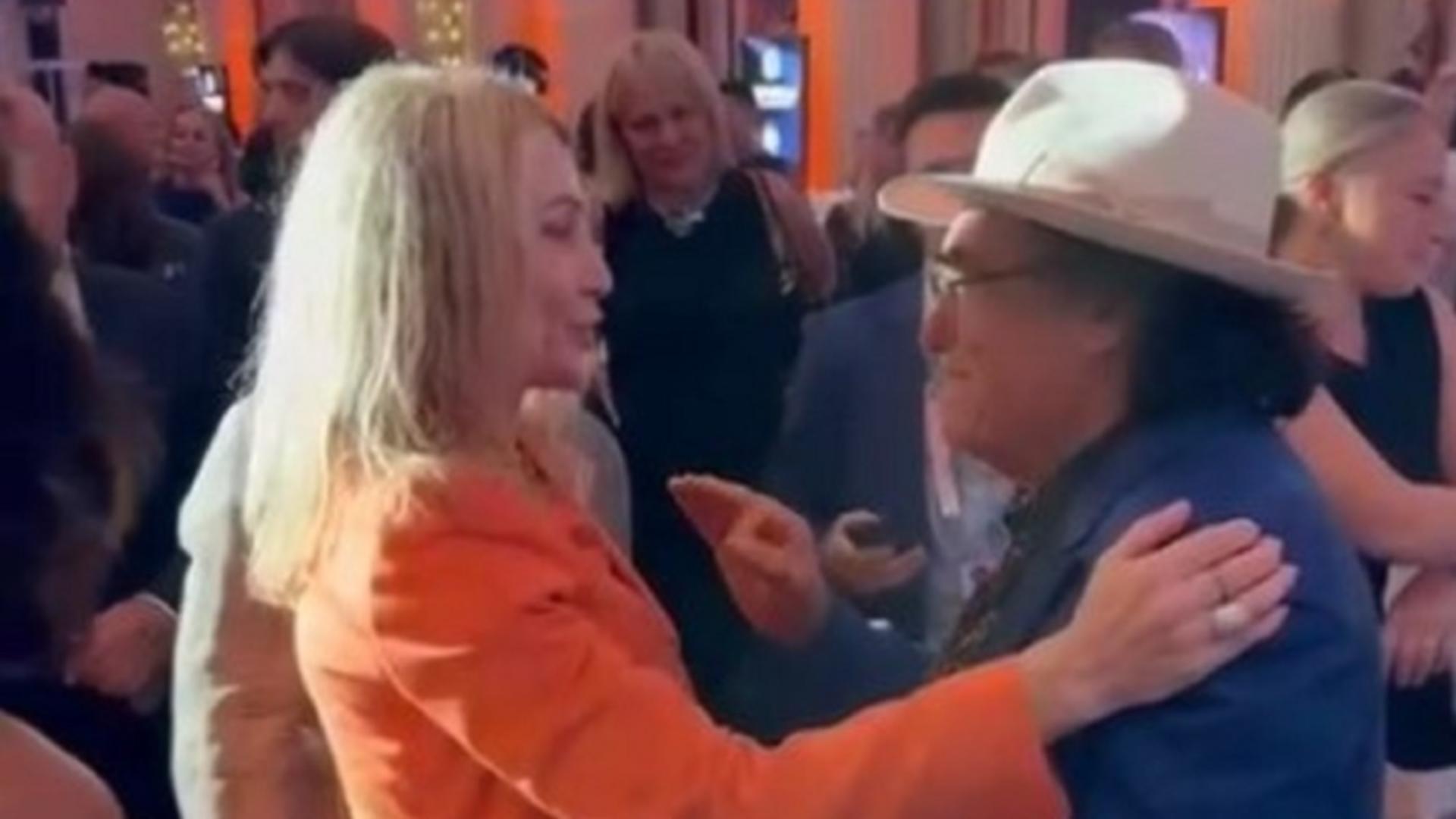 Întâlnire inedită la Paris! Imagini cu Nadia Comăneci alături de Al Bano și Sharon Stone