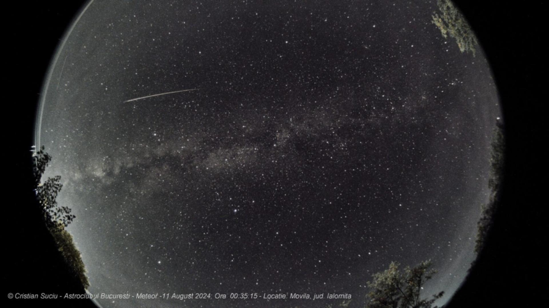 Perseide 2024. Foto: Cristian Suciu/ Astroclub București/ FB