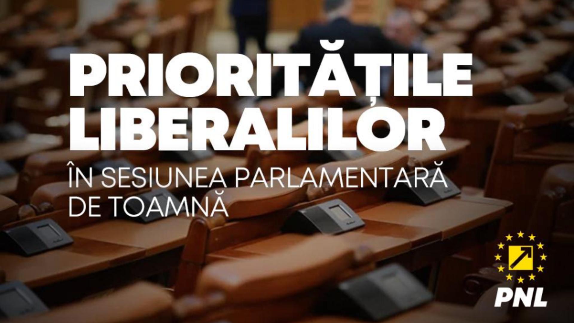 Deputații PNL și-au anunțat priorităţile legislative în sesiunea de toamnă. 