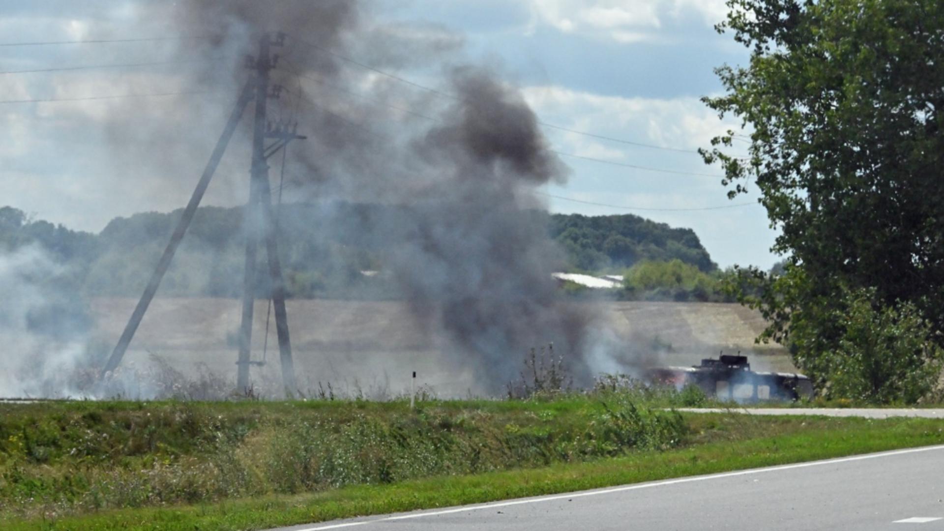 Lupte acerbe în regiunea Kursk. Foto: Profimedia