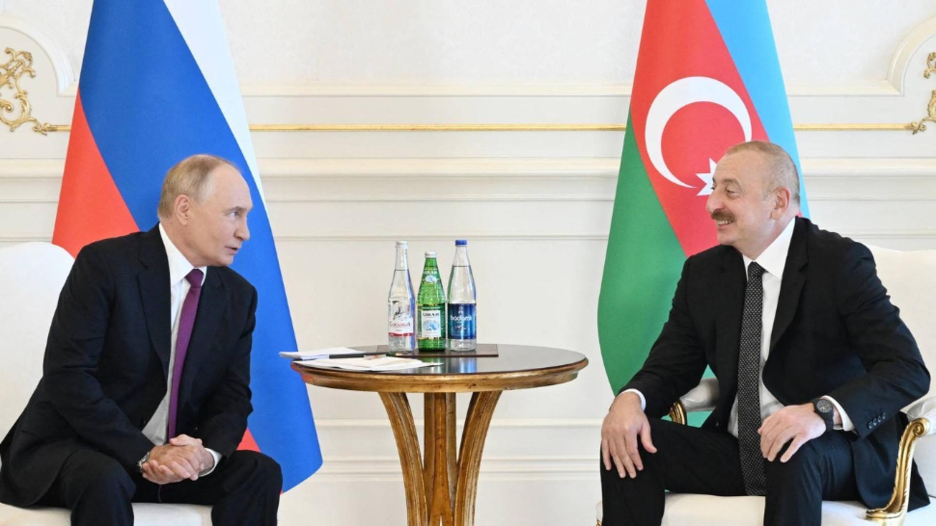 Vladimir Putin, vizită în Azerbaidjan. Foto: Profimedia