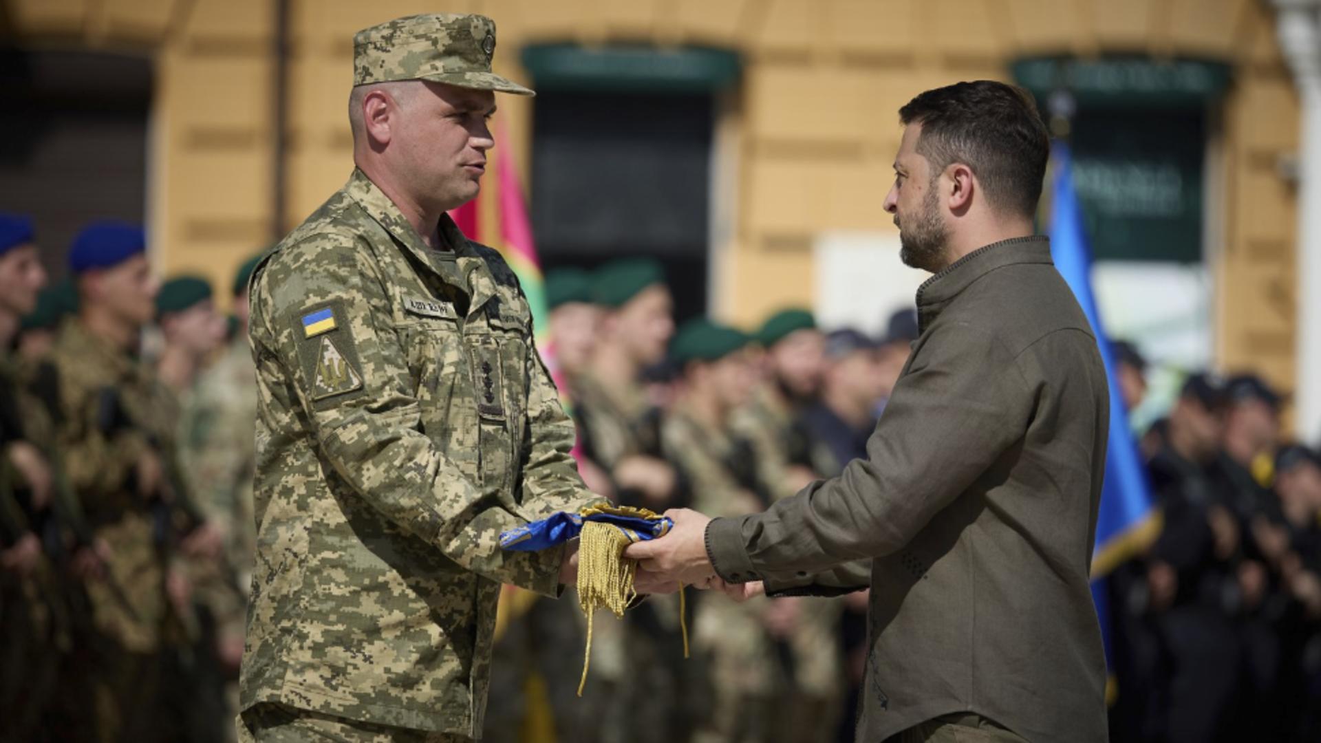 Volodimir Zelenski, la Ziua Independenței Ucrainei. Foto: Profimedia