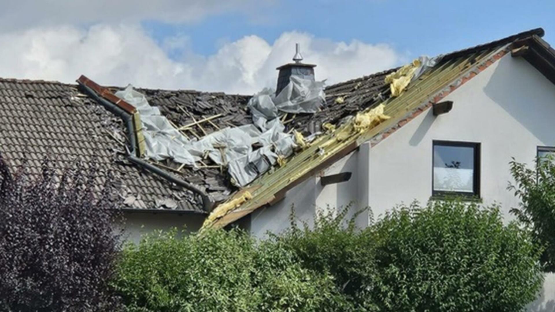  O tornadă a distrus un oraș cu 25.000 de locuitori din Germania. Foto: ruhrnachrichten.de 