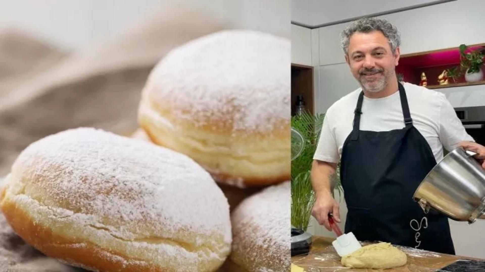 Secretul lui chef Sorin Bontea pentru gogoși fragede și pufoase ca un nor. Foto: Divahair