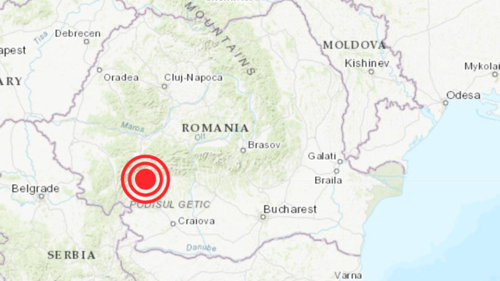 Cutremur în Oltenia, azi dimineață! Este al șaptelea resimțit în România de la începutul lunii