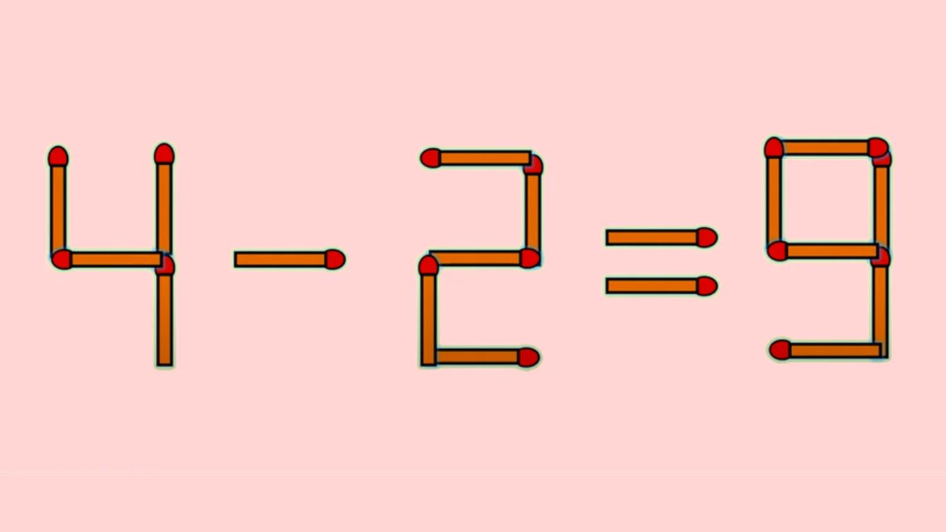 Provocare pentru minți sclipitoare: Poți rezolva ecuația 4 - 2 = 9 în doar 10 secunde?