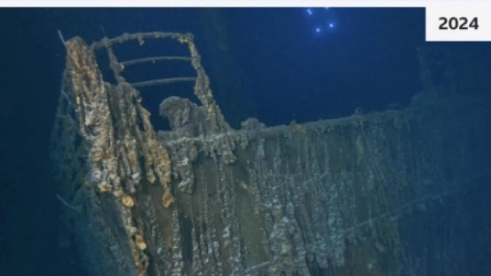 Schimbări vizibile la epava Titanicului: Ce se întâmplă la locul celebrei scene de film