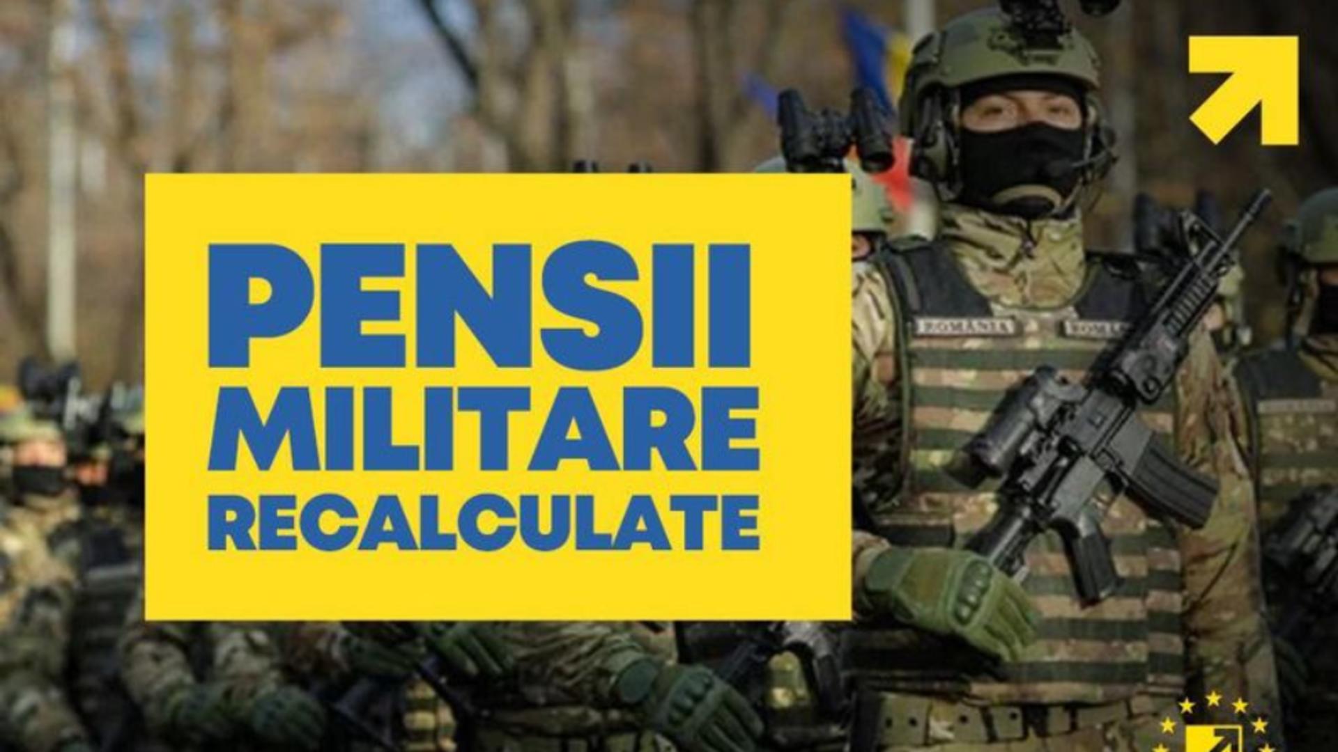 Precizări de ultimă oră de la PNL despre pensiile militare