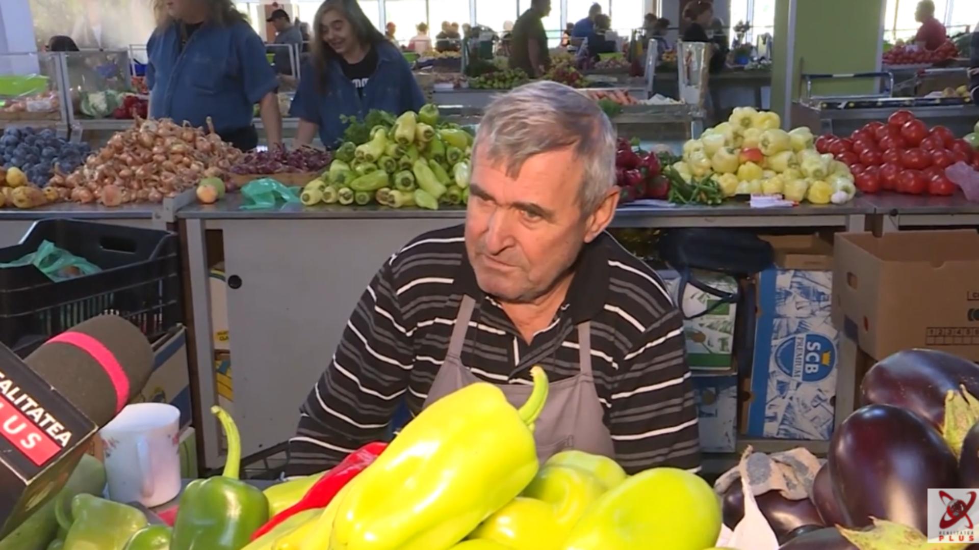 Prețuri halucinante la legume în piață