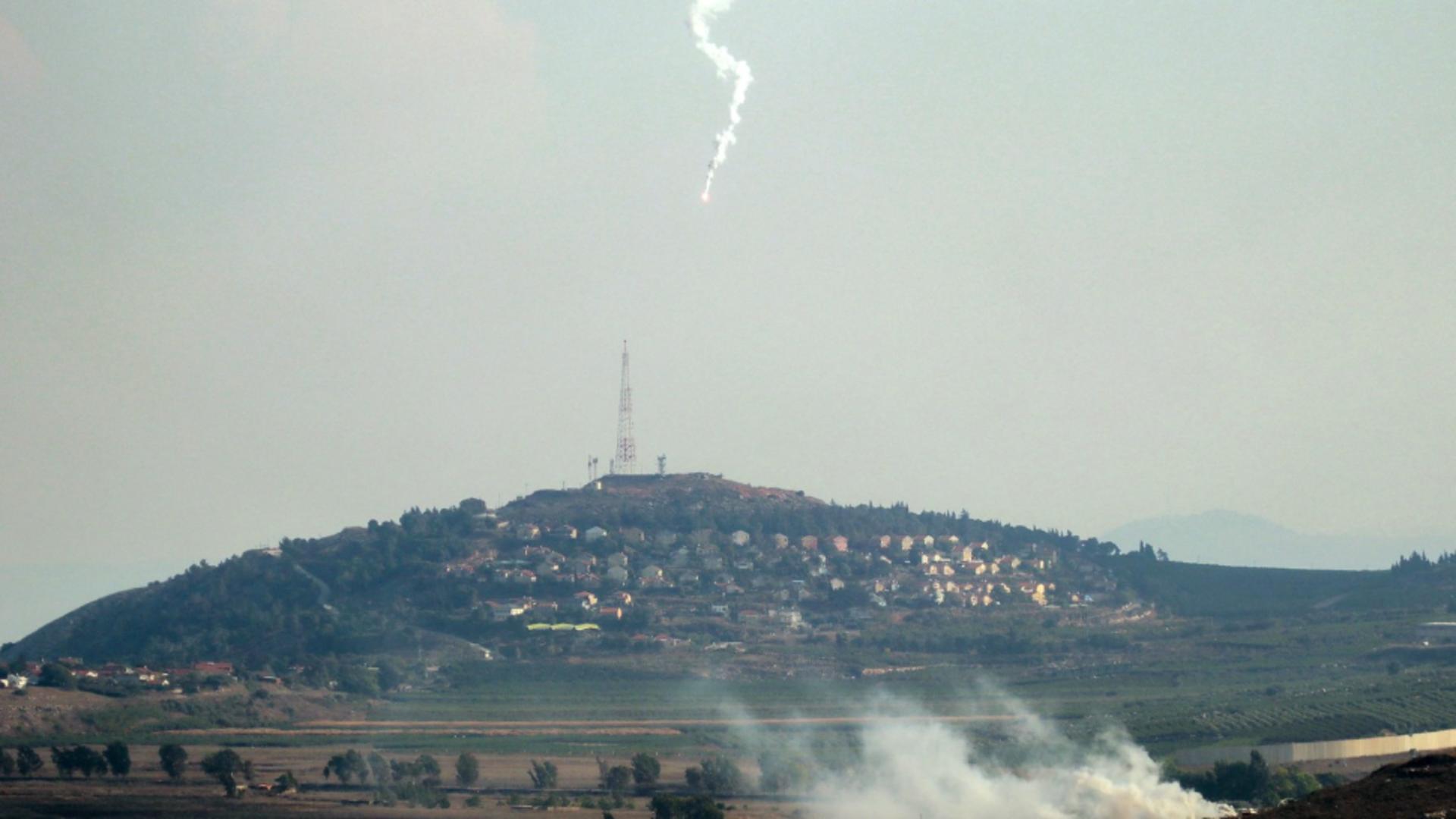 Atac Hezbollah în nordul Israelului. Foto: Profimedia