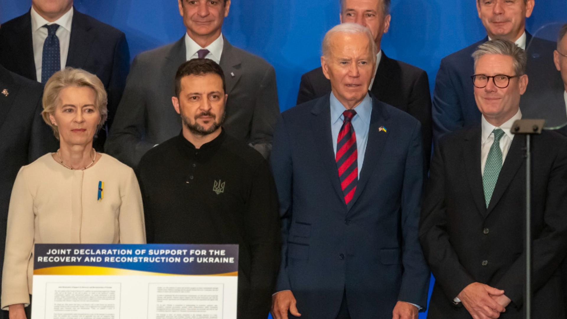 Joe Biden îşi reafirmă sprijinul pentru Kiev. Întrevedere crucială a lui Zelenski în SUA /Profimedia