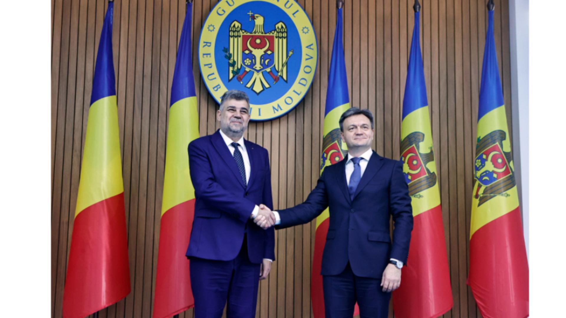 Ciolacu: Guvernul României va continua să sprijine dezvoltarea Republicii Moldova pe toate palierele/ Foto: Guvern