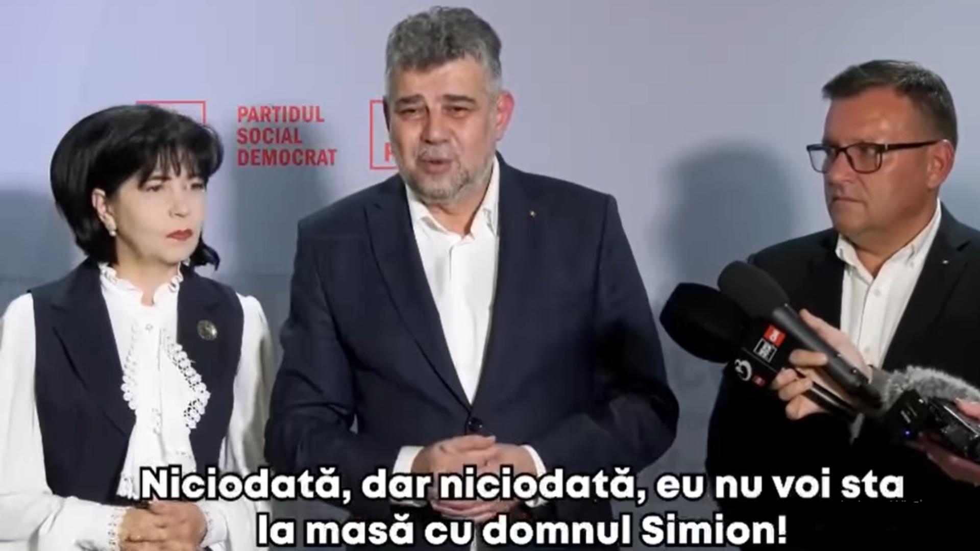 Liderul PSD a infirmat toate scenariile lansate de adversarii politici