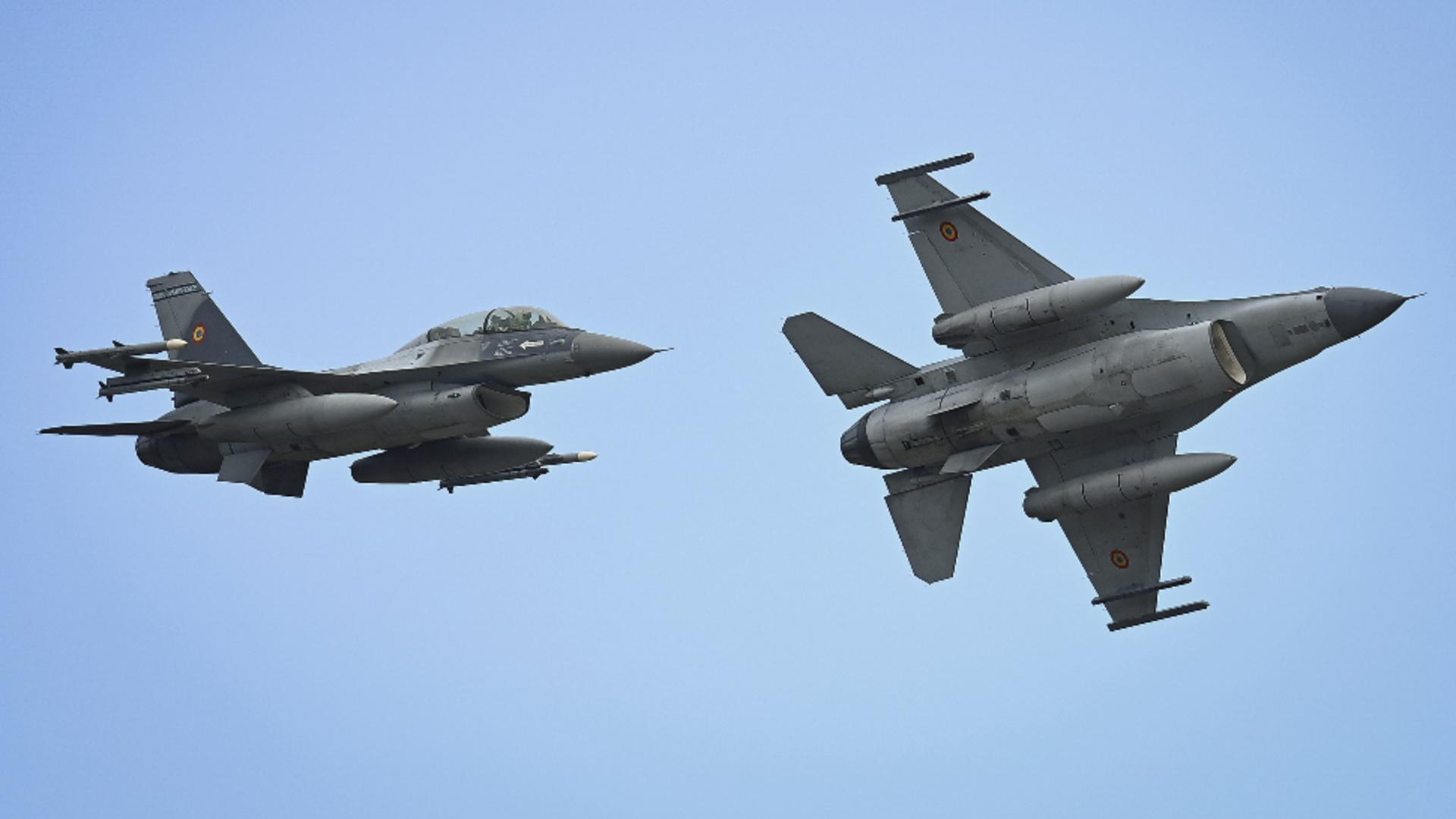 MApN a trimis două avioane F-16 și două avioane F-18 la granița cu Ucraina / Foto: Inquam Photos