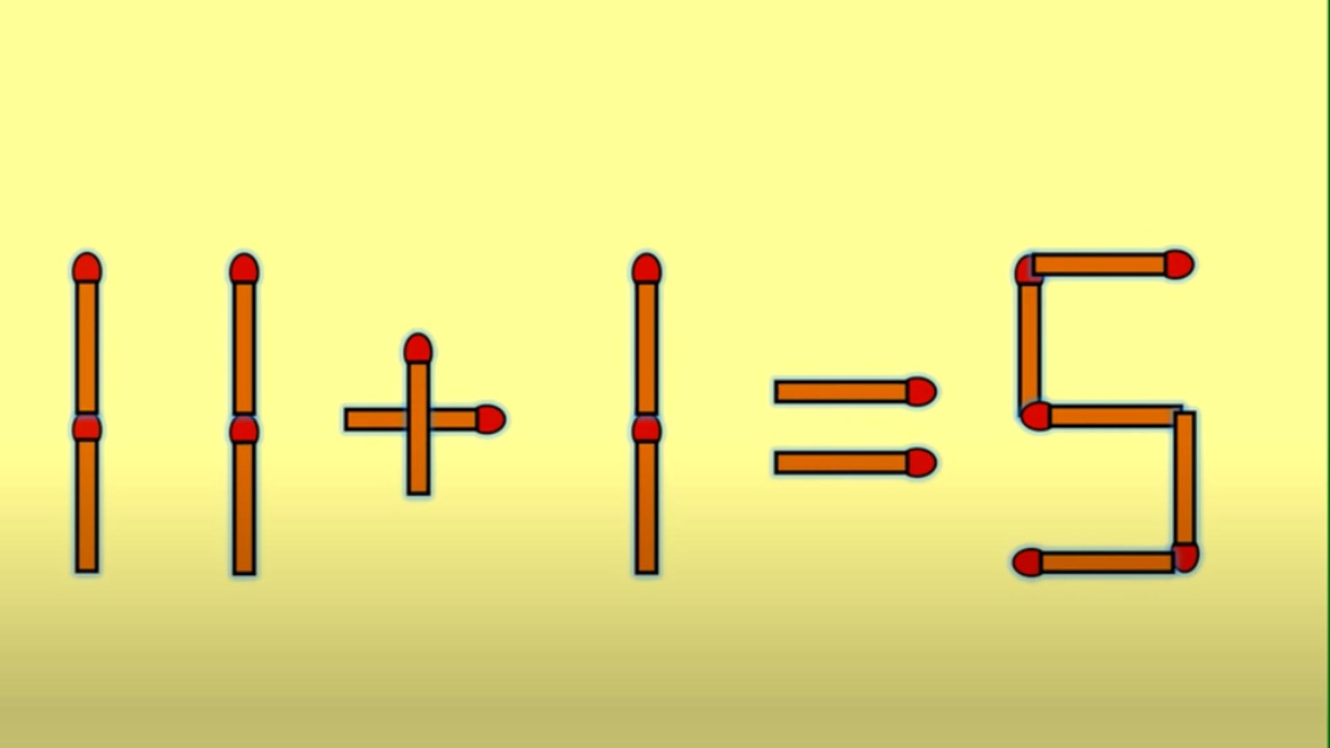 Test IQ doar pentru genii: Rezolvă ecuația 11 + 1 = 5 în doar câteva secunde