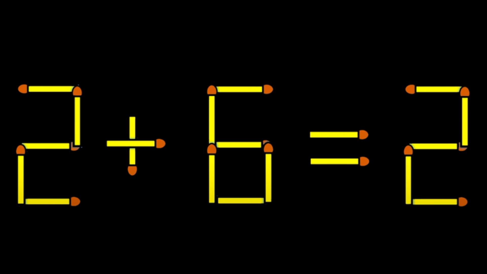 Test IQ doar pentru cei mai deștepți oameni. În cât timp puteți corecta ecuația 2 + 6 = 2