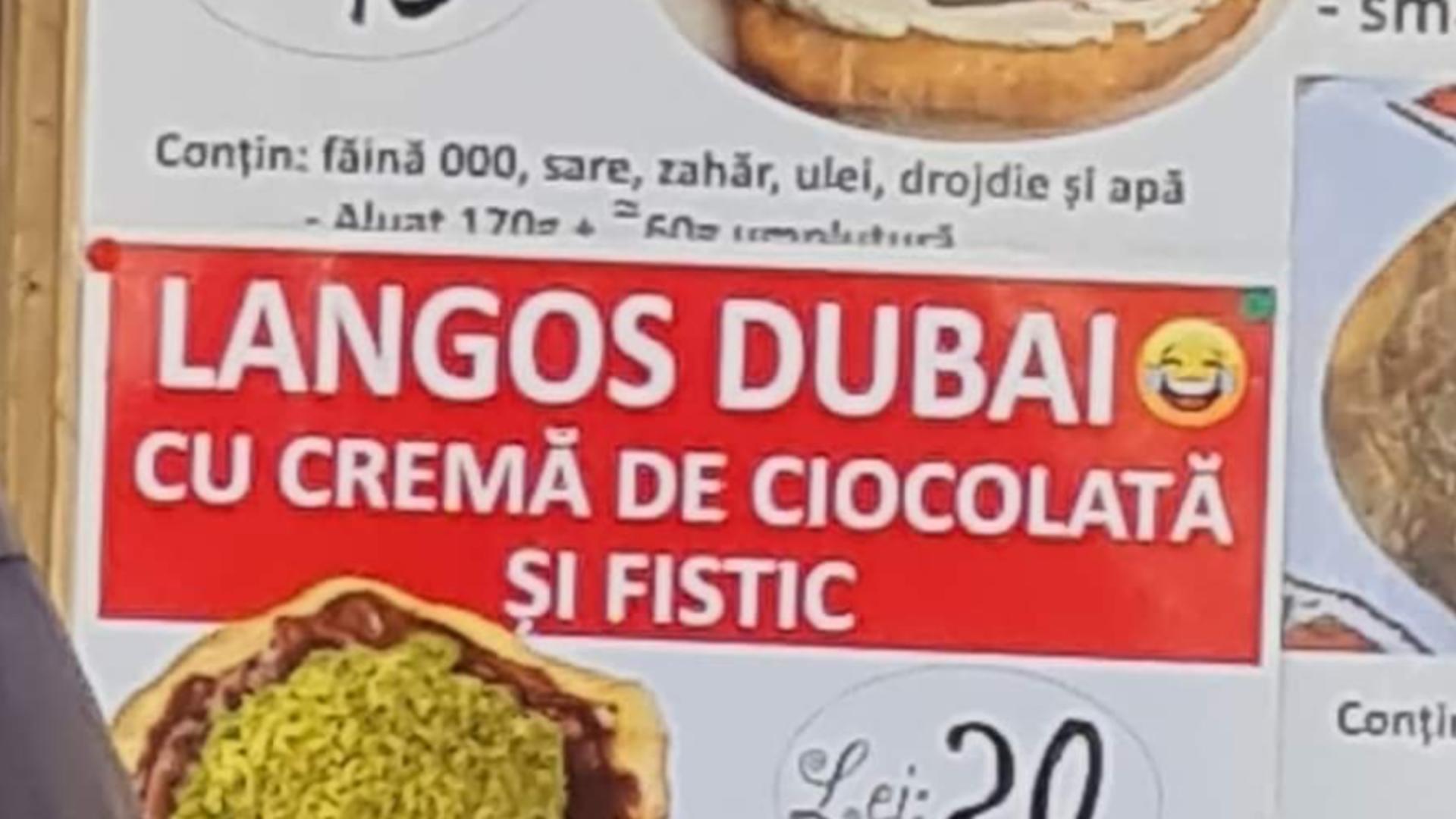 A apărut langoșul Dubai