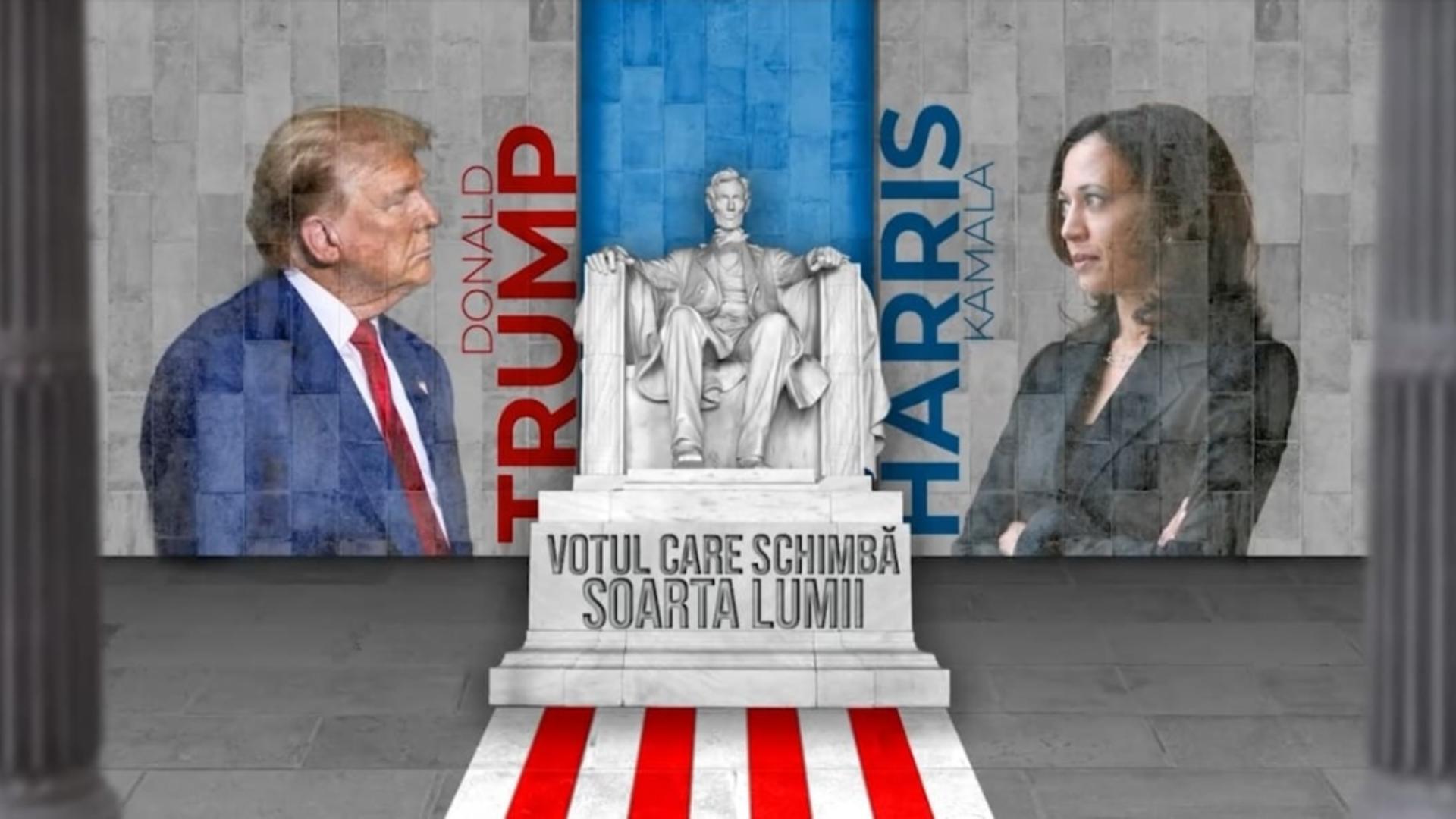 Alegerile care schimbă soarta lumii: Donald Trump vs. Kamala Harris. 5 noiembrie, ora 24.00, EDIȚIE-MARATON, cu Ana Maria Păcuraru