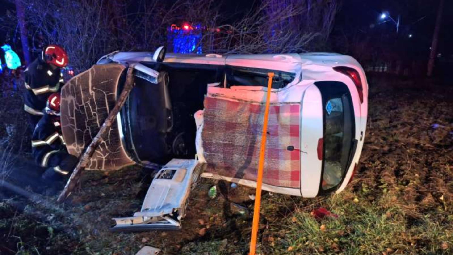 Accident pe DJ 148, între localităţile Bolintin Deal şi Moşteni, judeţul Giurgiu