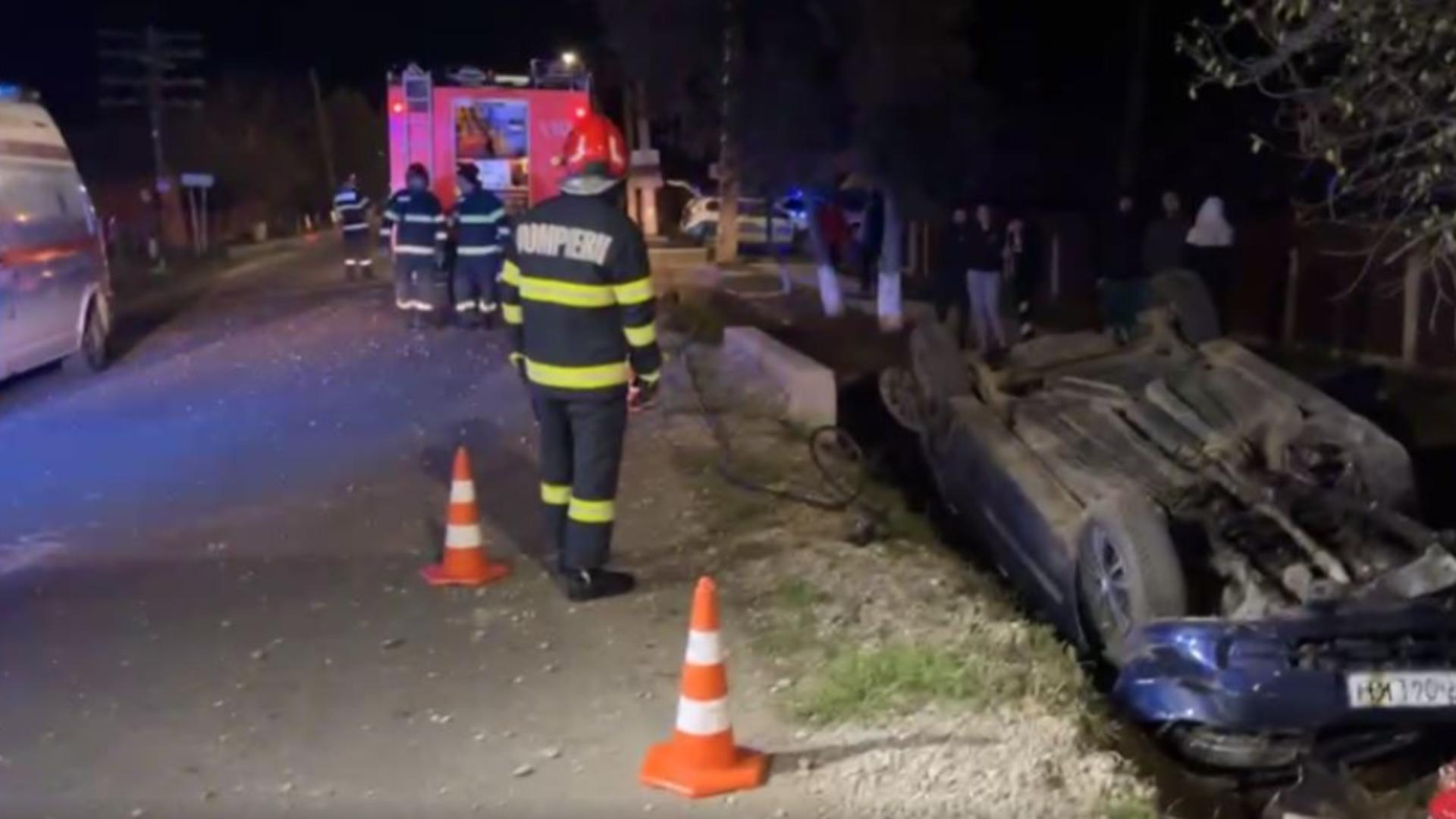 Accident GRAV în Teleorman! Cinci victime în urma IMPACTULUI