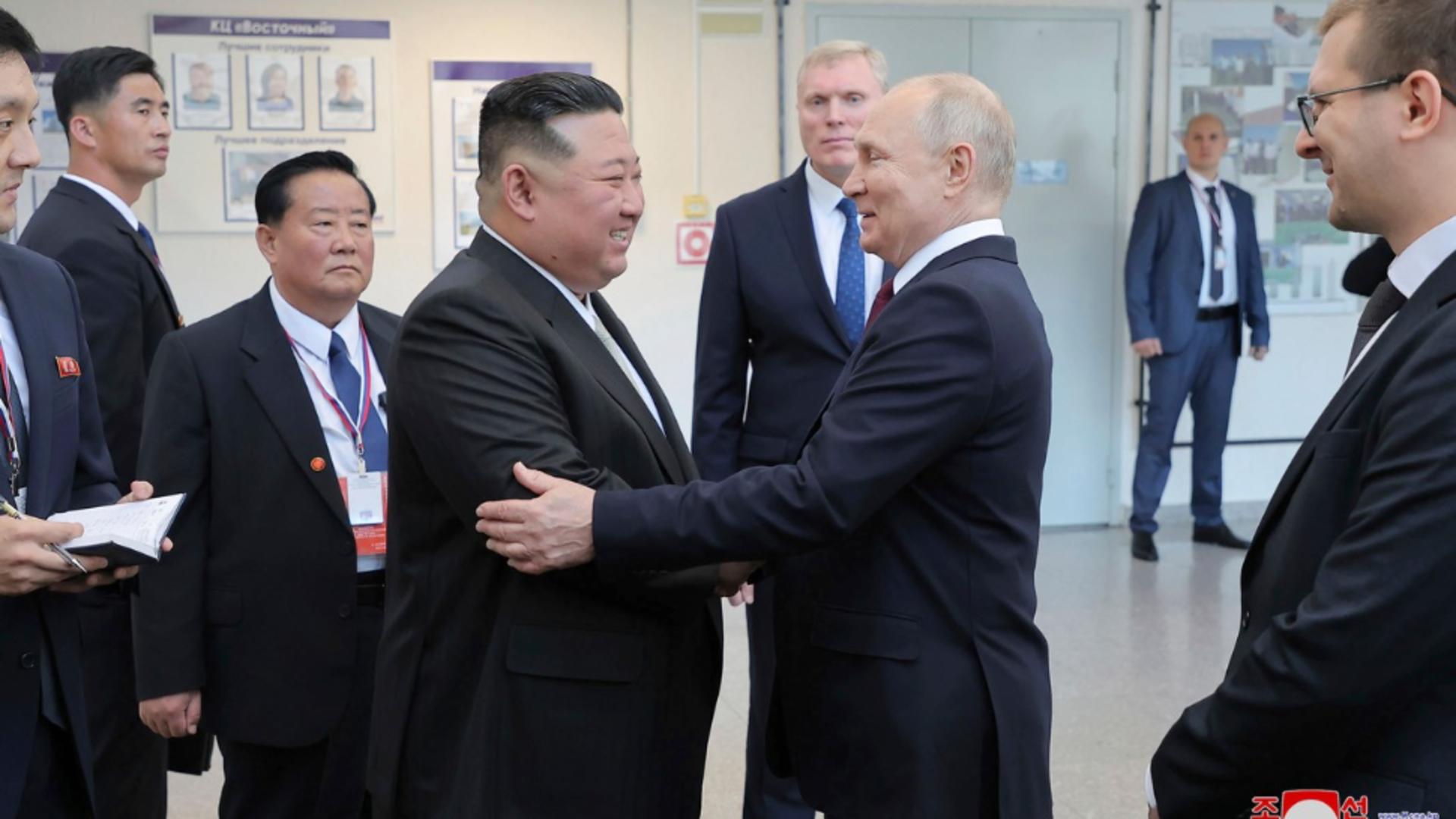 Prietenia dintre Putin și Kim Jong nu este deloc pe placul Chinei. Foto/Profimedia