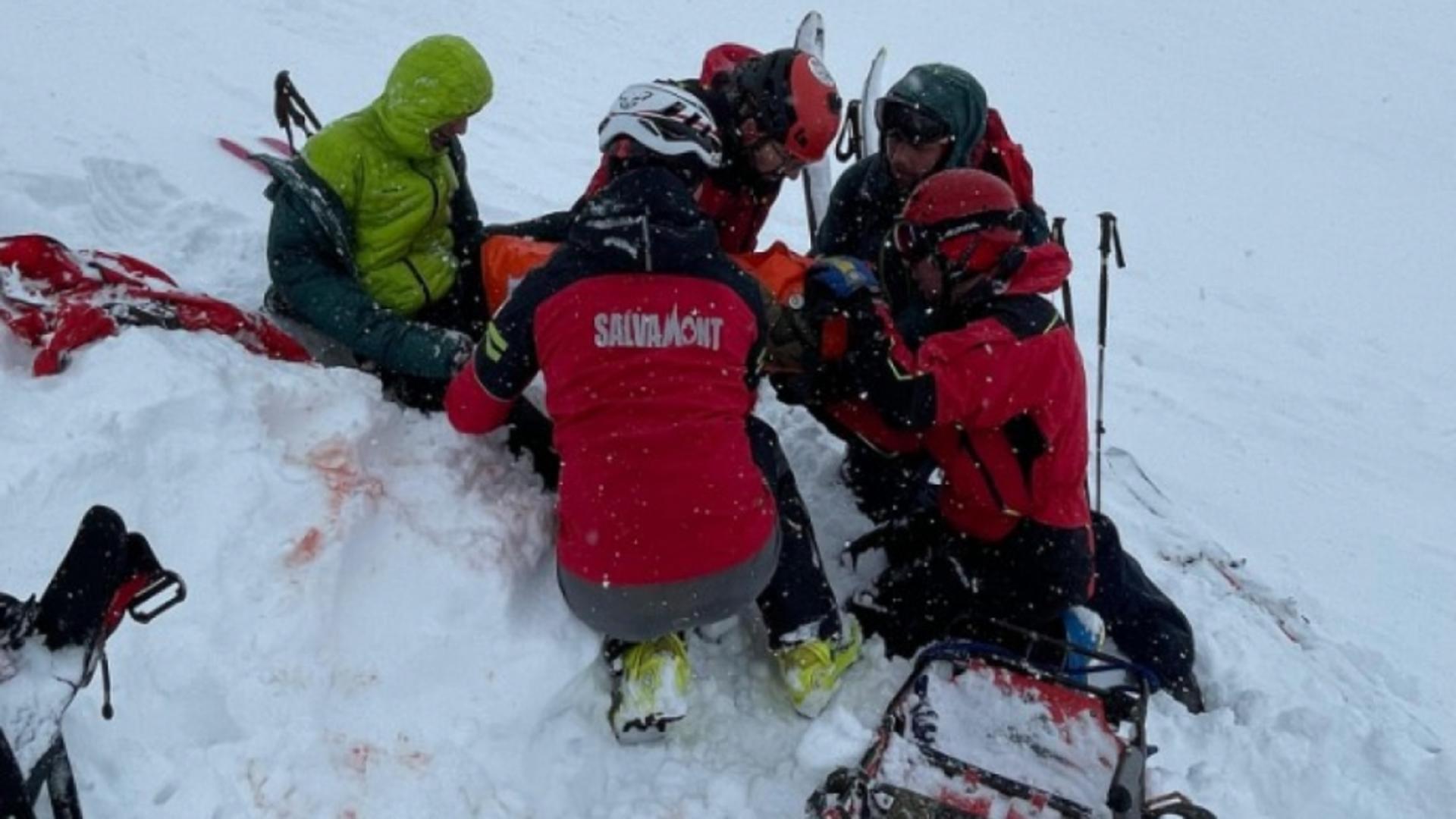 Avalanșă la Bâlea Lac: Autoritățile au intervenit de urgență