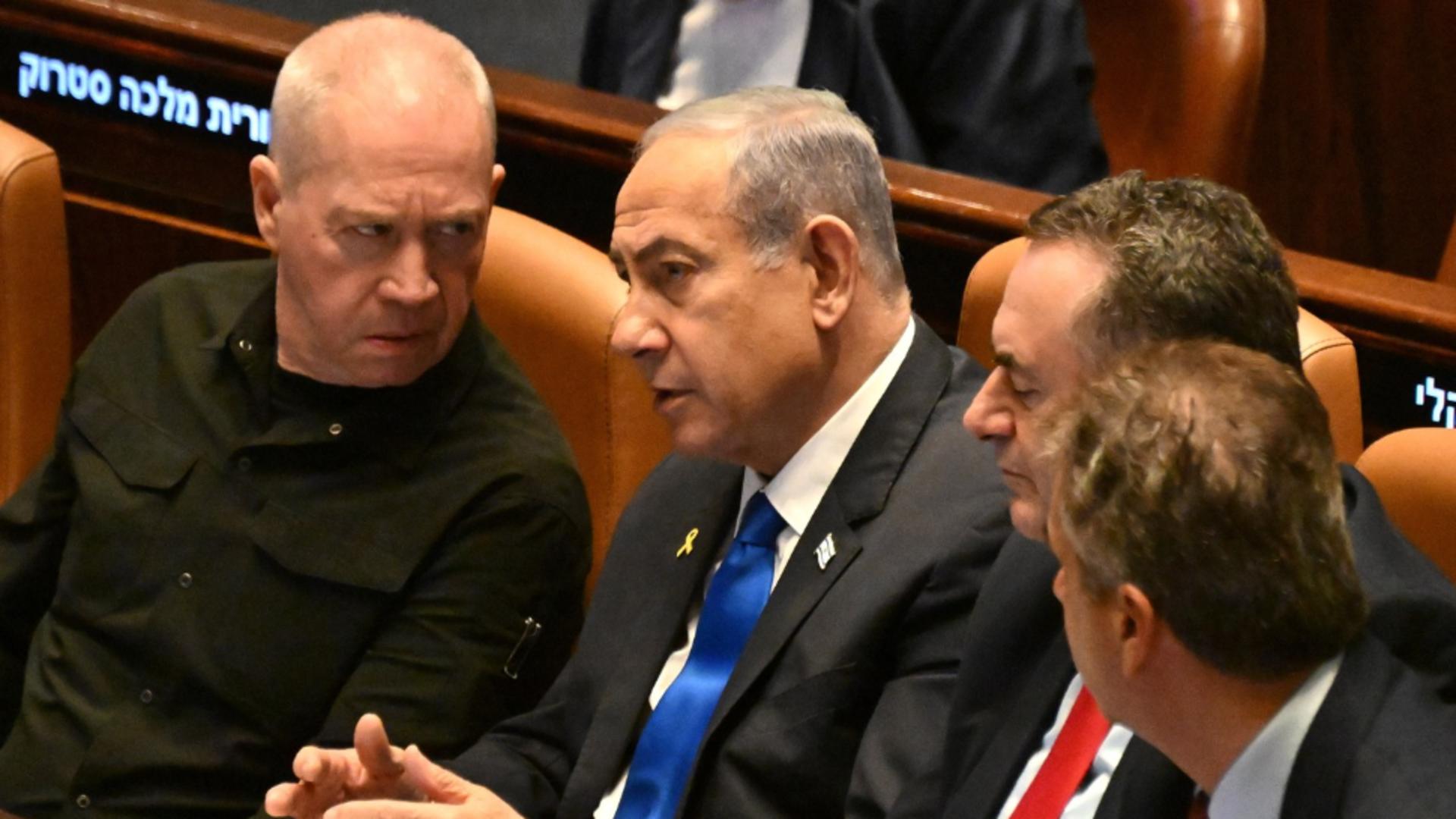 Premierul Netanyahu l-a demis pe ministrul apărării, Yoav Gallant. Foto: Profimedia