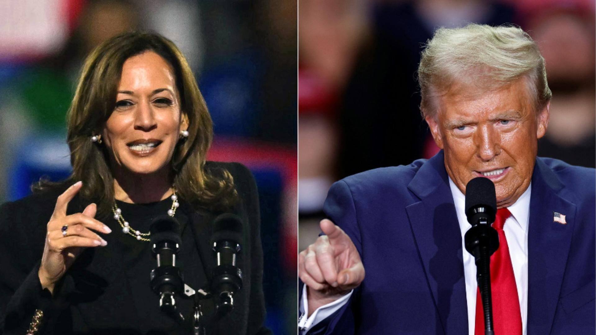 Kamala Harris și Donald Trump / Foto: Profi Media 