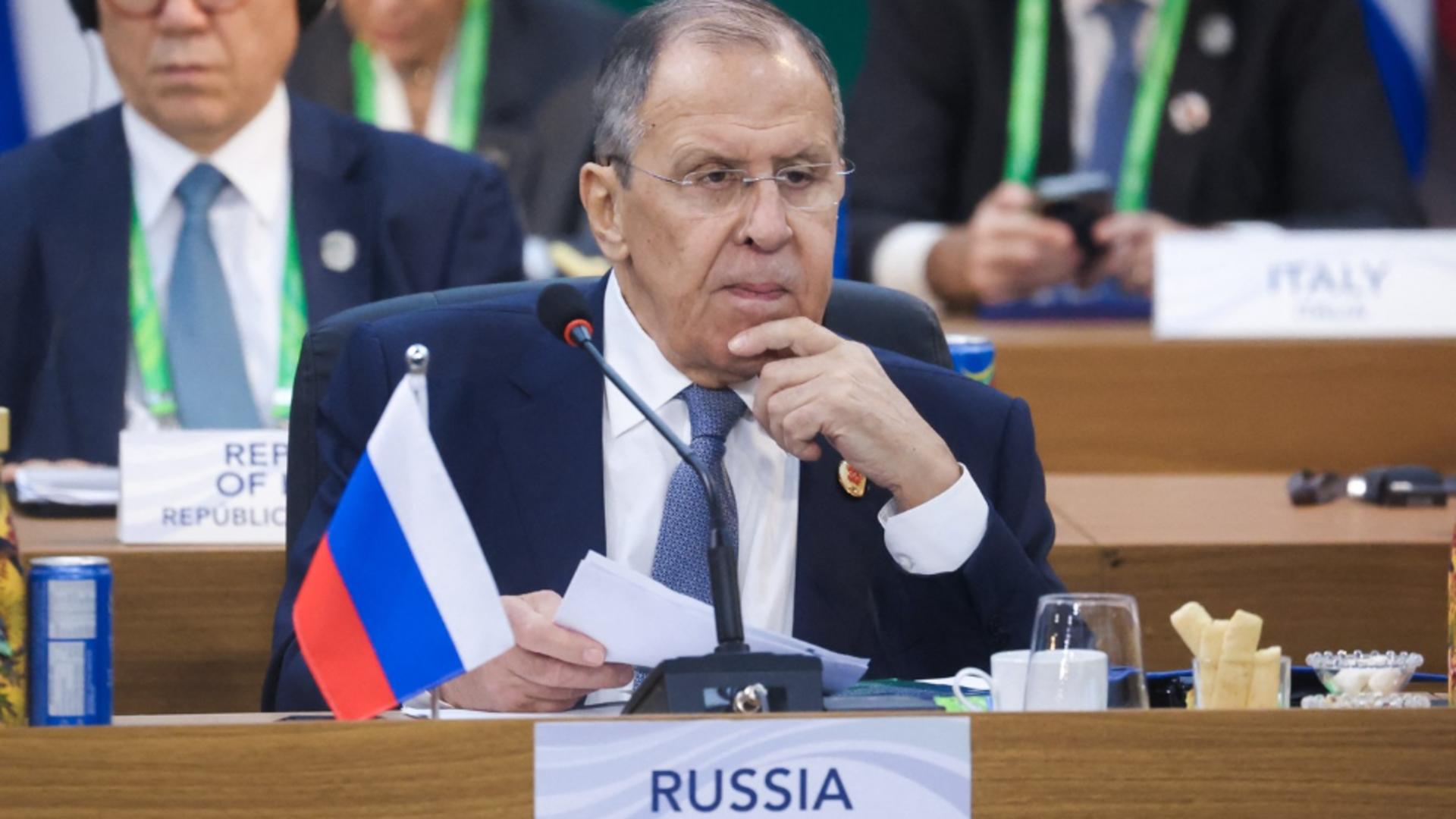 Ministrul rus de externe, Serghei Lavrov. Foto: Profimedia