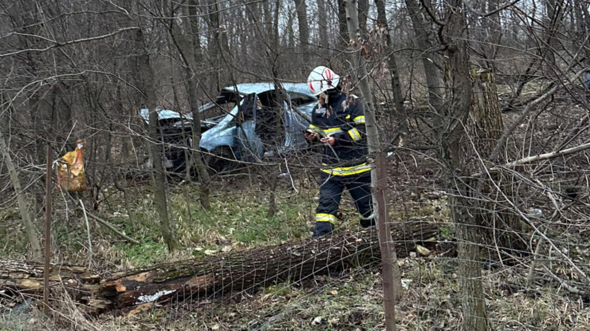 Accident rutier pe A1 București-Pitești: Două mașini implicate în coliziune