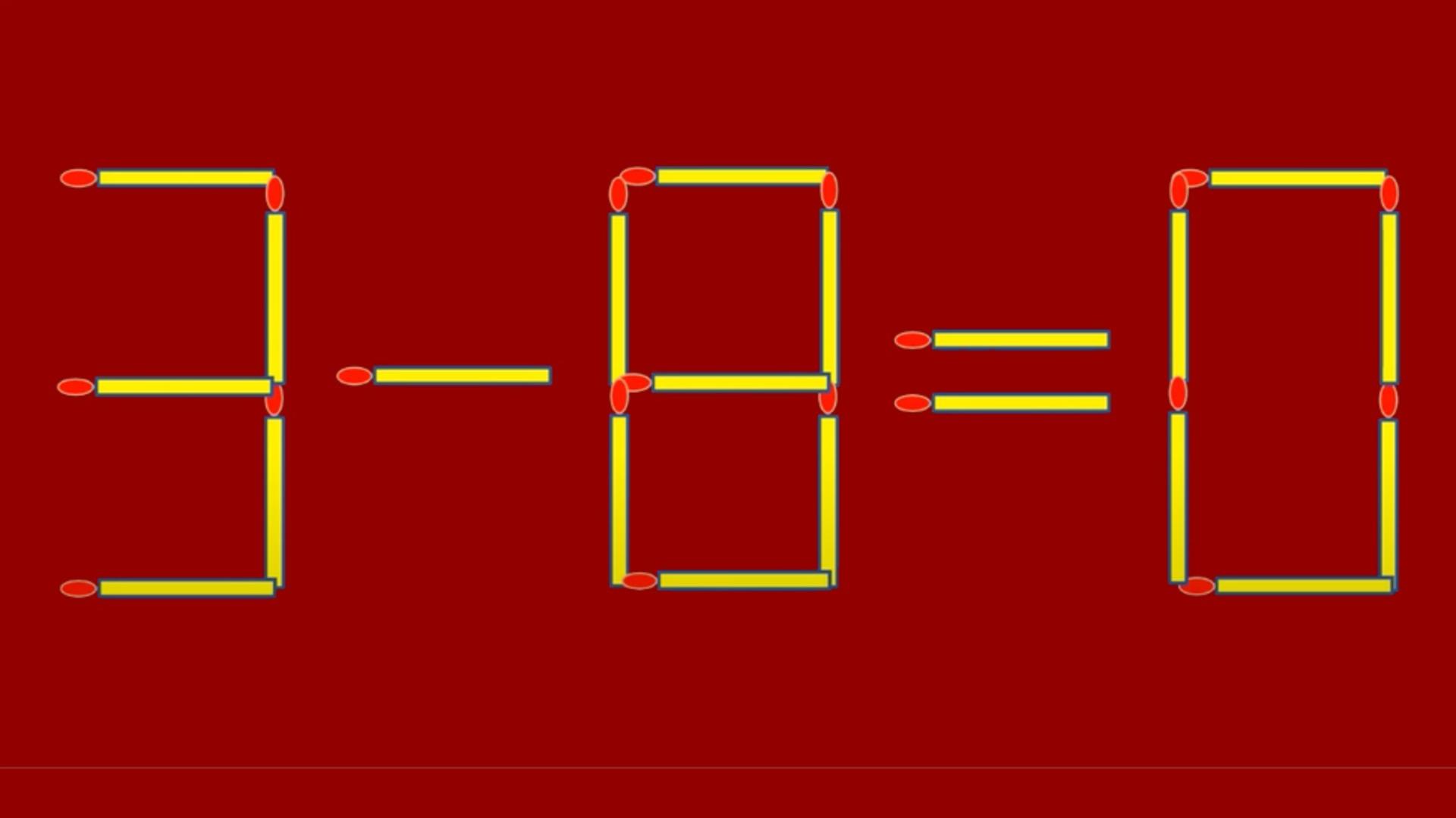 Testul IQ de duminică. În cât timp poți corecta 3 -8 = 0