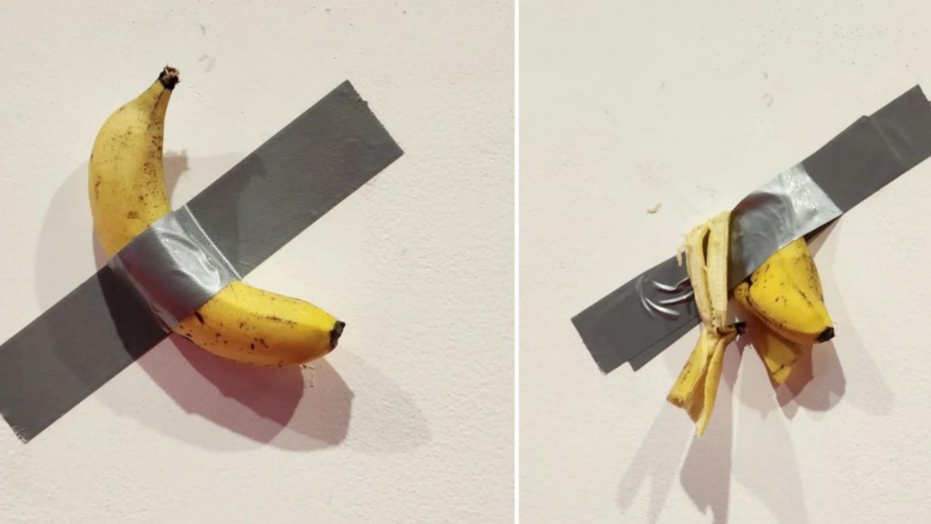 Banana de 6 milioane de dolari a fost mâncată