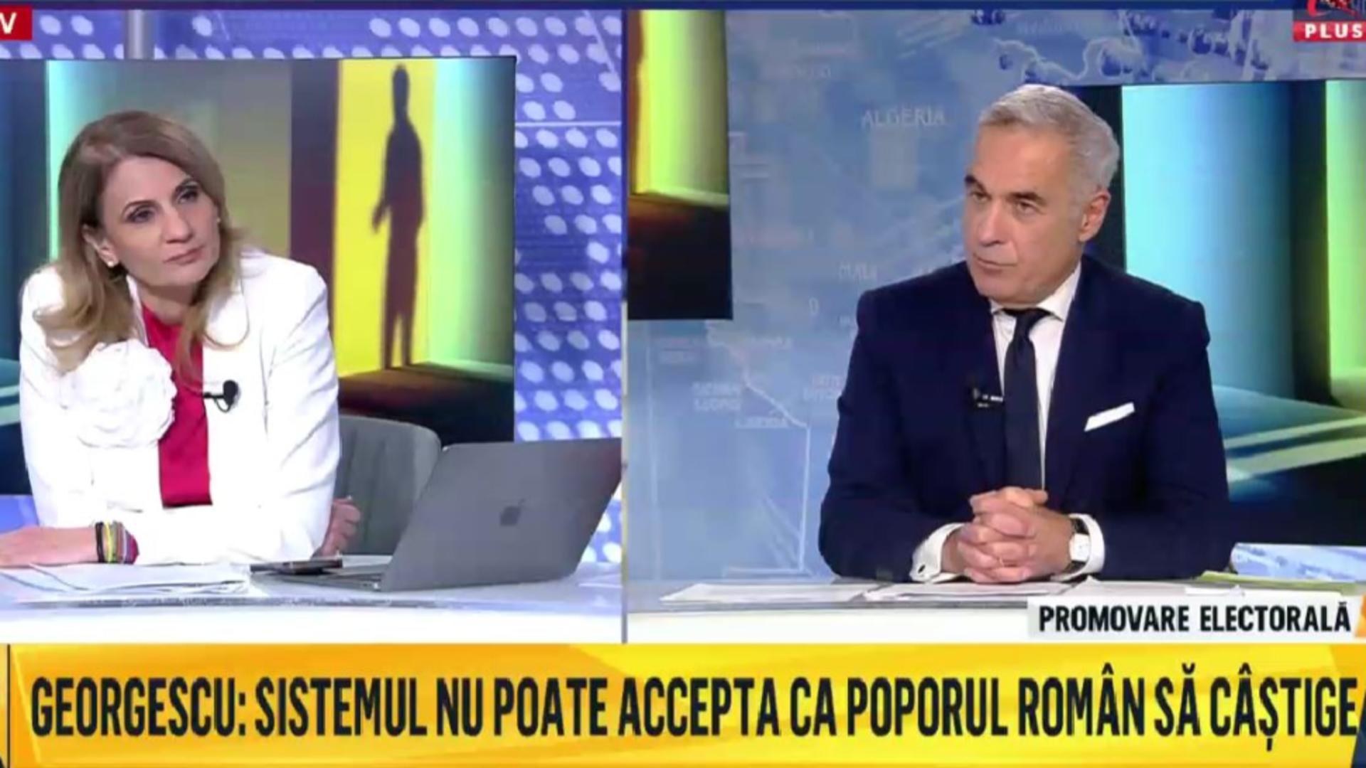 Călin Georgescu, dezvăluiri fără perdea în direct cu Anca Alexandrescu: „Sistemul vrea să bage România în război. Sunt onorat că mă susțin interlopi, pușcăriași și romi”