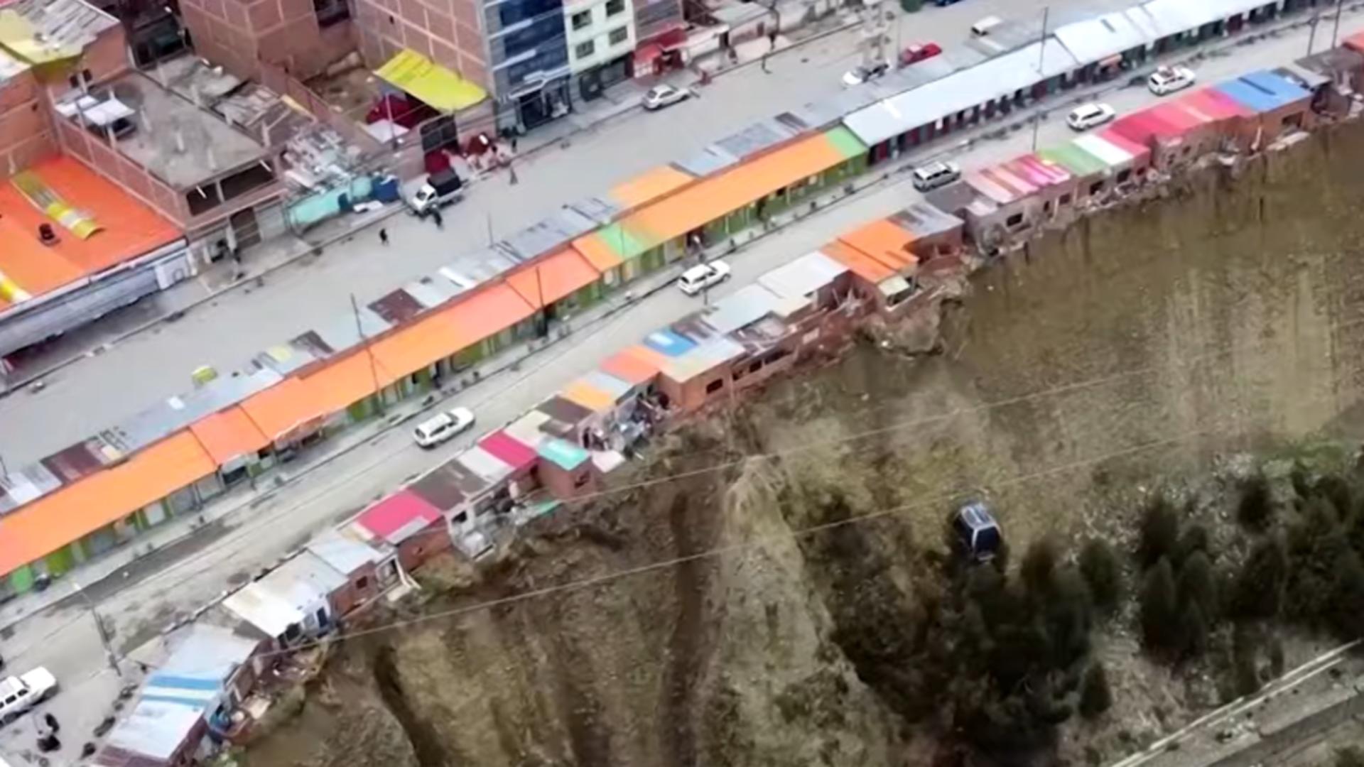 Țara unde oamenii trăiesc pe marginea prăpastiei, la propriu. Foto: Captură YouTube