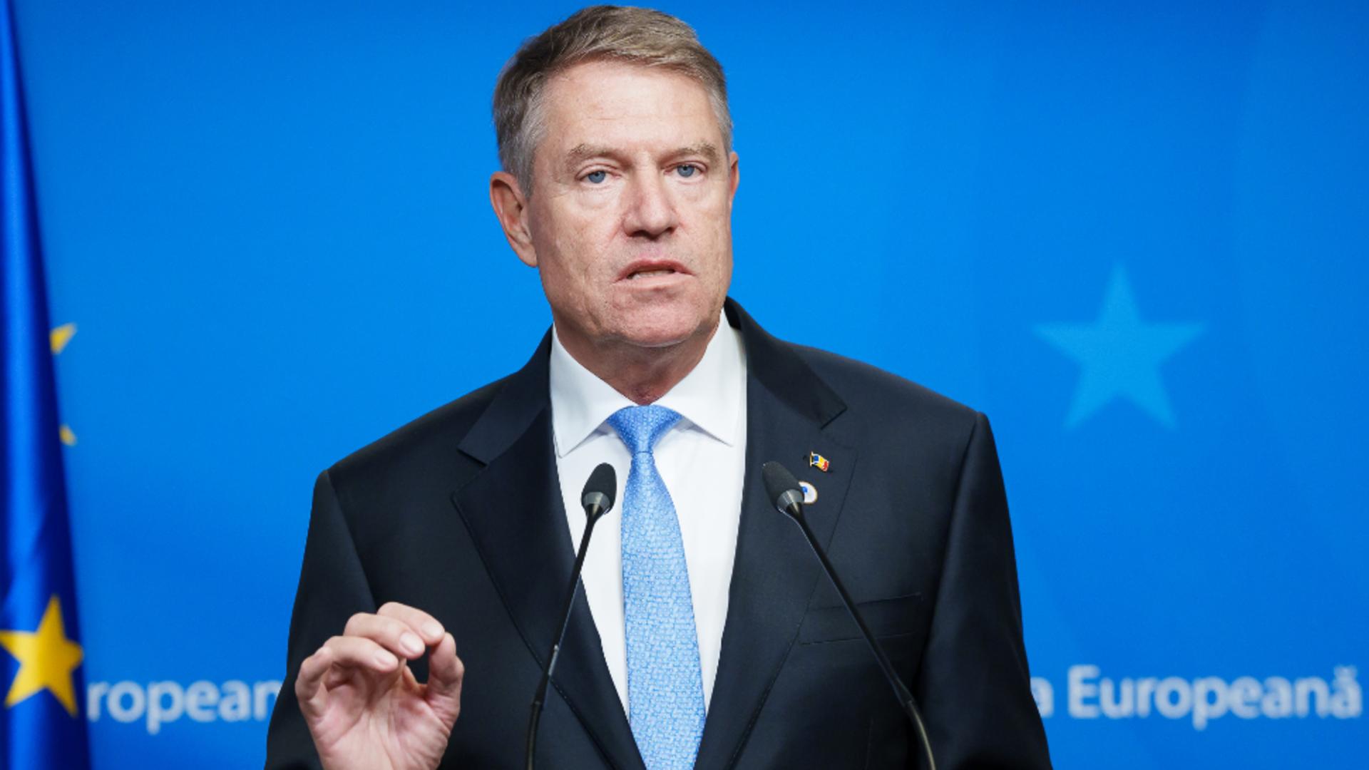 Iohannis la Consiliul European din 19 decembrie. Foto/Adm. Prezidențială