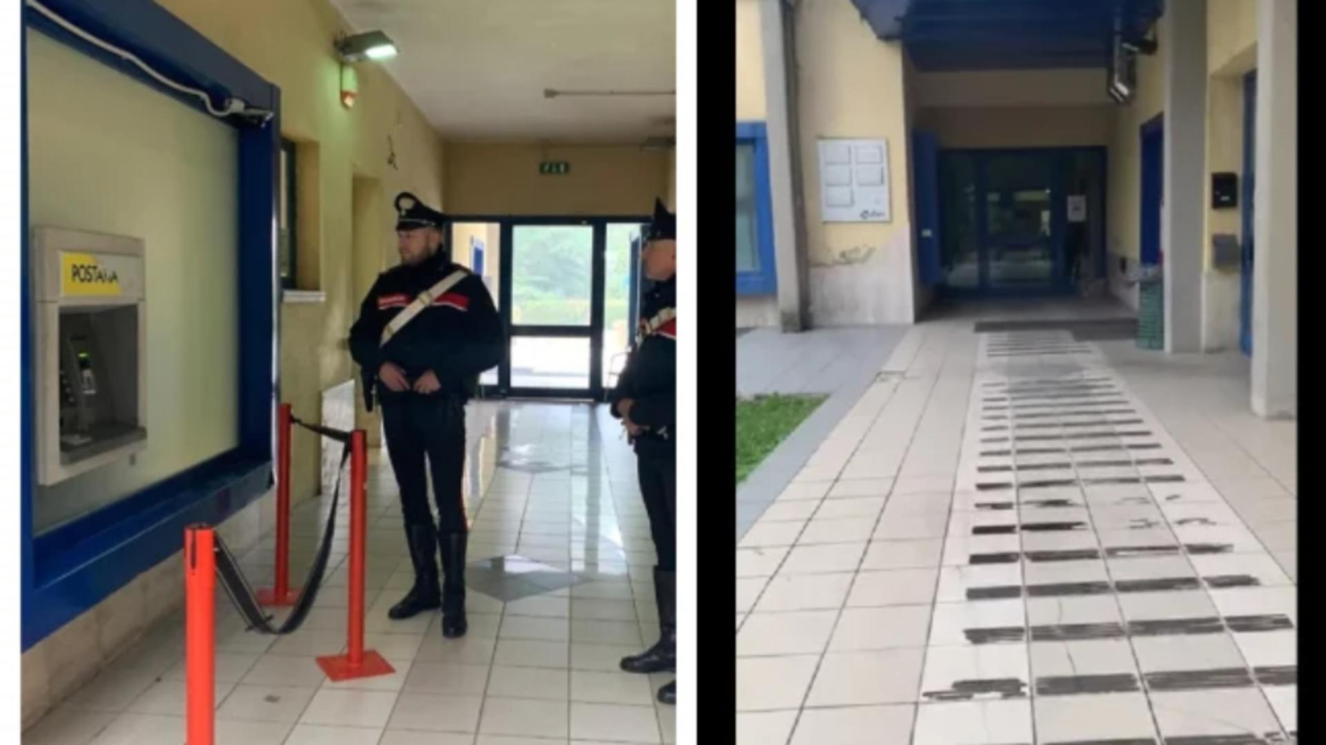 Un hoț român a ajuns să fie adunat de pe jos de polițiștii italieni. Foto: StiriDiaspora