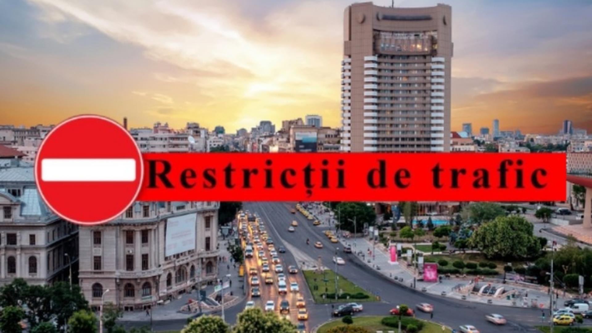 Trafic paralizat în București în acest weekend: Restricții rutiere majore pentru comemorarea a 35 de ani de la Revoluție