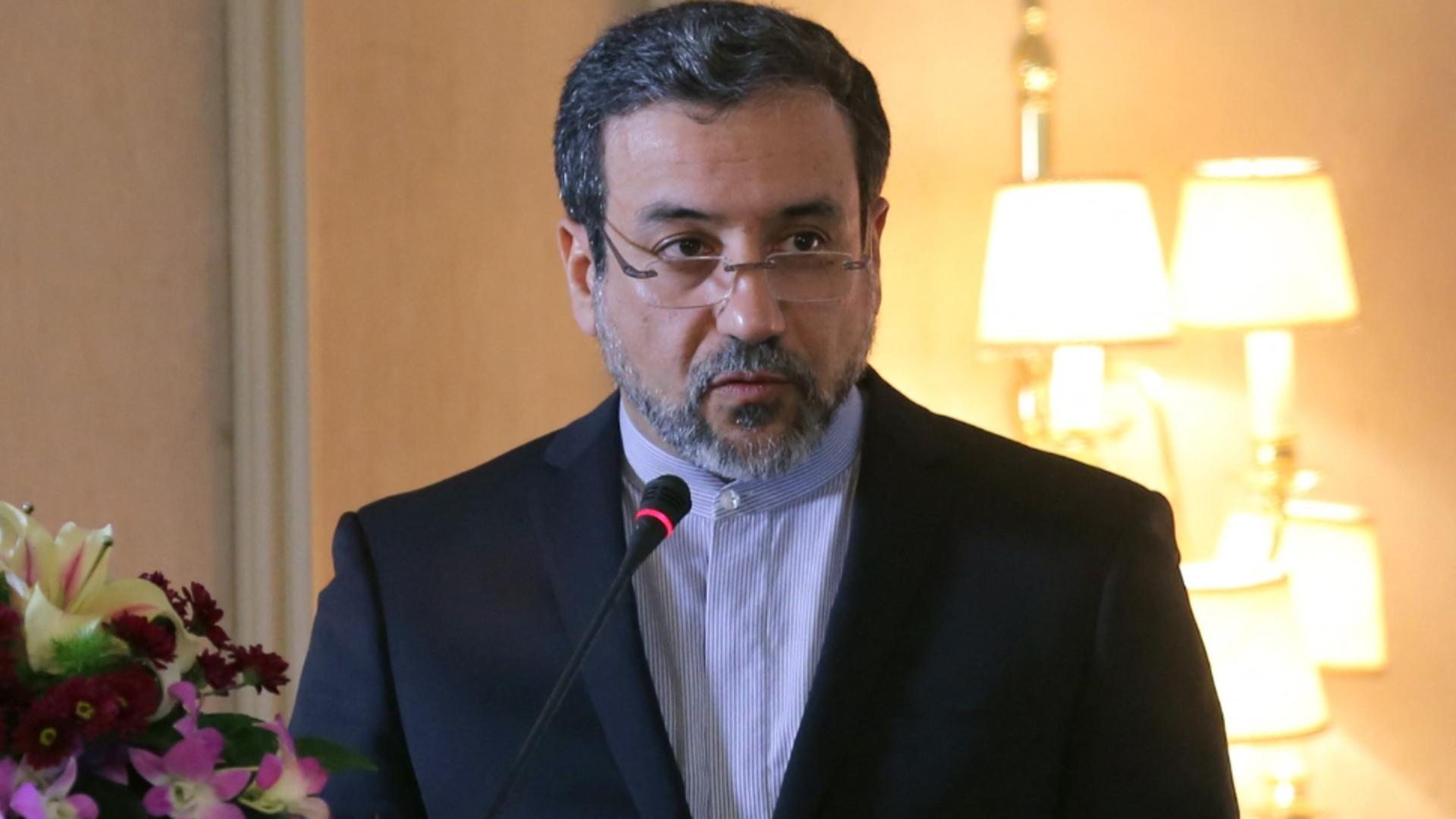 Şeful diplomaţiei iraniene, Abbas Araqchi. Foto: Profimedia